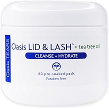OT7300 - Oasis LID &amp; LASH&reg; + Tea Tree Oil for Eyelids &amp; Lash Wipes | 60 Count | Paraben Free &amp; Rinse Free