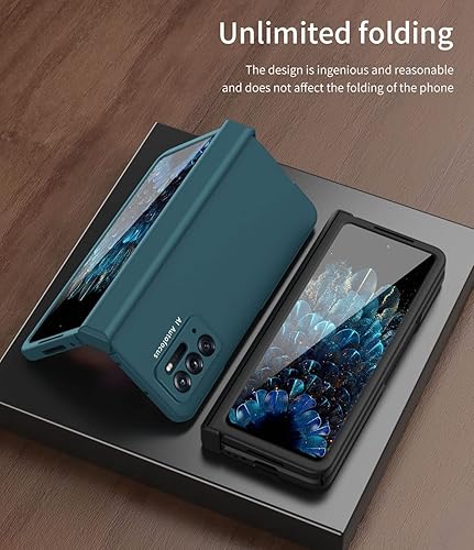 Miniatura 7 de XBS-Better Compatible con OPPO Find N 7.1 pulgadas 2021 a prueba de golpes 360 bisagra de protección completa, con cubierta de vidrio templado