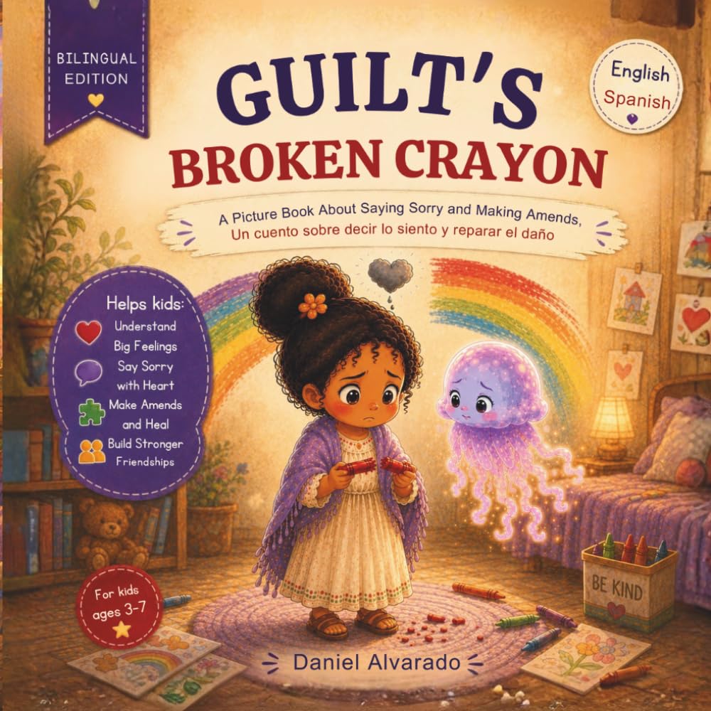 GUILT'S BROKEN CRAYON: A Picture Book About Saying Sorry and Making Amends (Nori & Jelly Little Brave Steps)