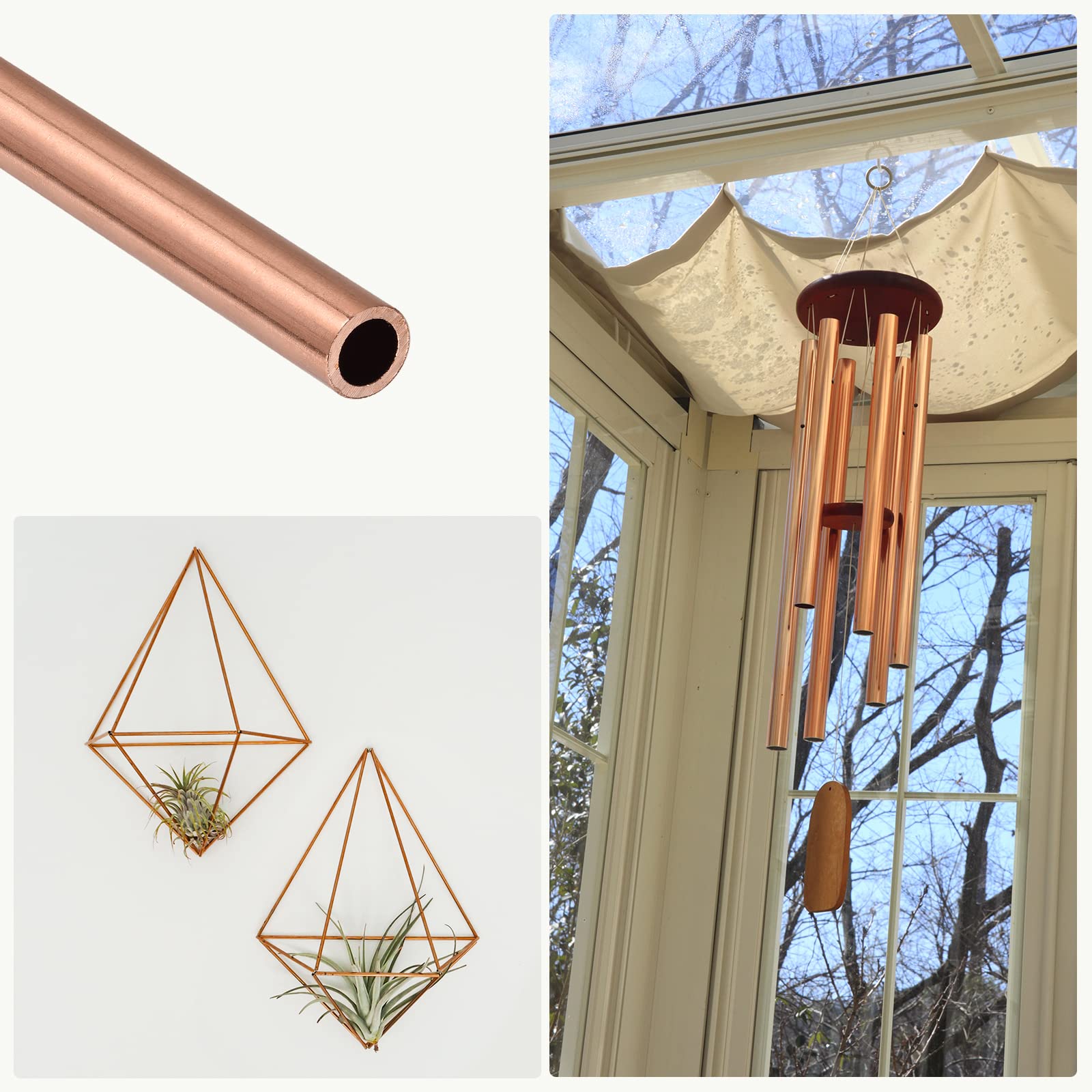 2 Tubi In Rame 10mm X 1mm X 150mm - Per Fai-da-Te, Modellismo E Progetti Industriali