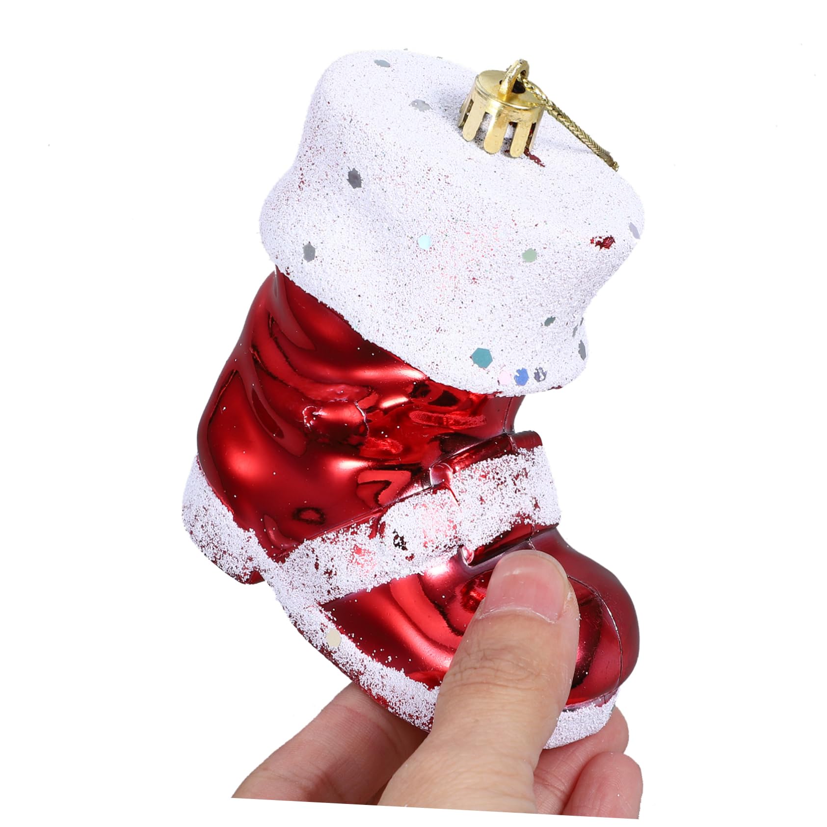 PRETYZOOM 15 STK Christbaumschmuck Hängende Glitzerkugeln als Ornamente Weihnachtsbaumspitze Weihnachtsschmuck Weihnachtsbaum Dekoartikel Party-Requisiten Weihnachtsbaum-Hängedekorationen