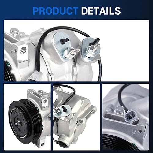 Miniatura 6 de Autoround CO30011C Aire acondicionado A/C Compresor de CA con embrague compatible con Jeep Compass Patriot 2009-2017 2.0L 2.4L, Dodge Caliber