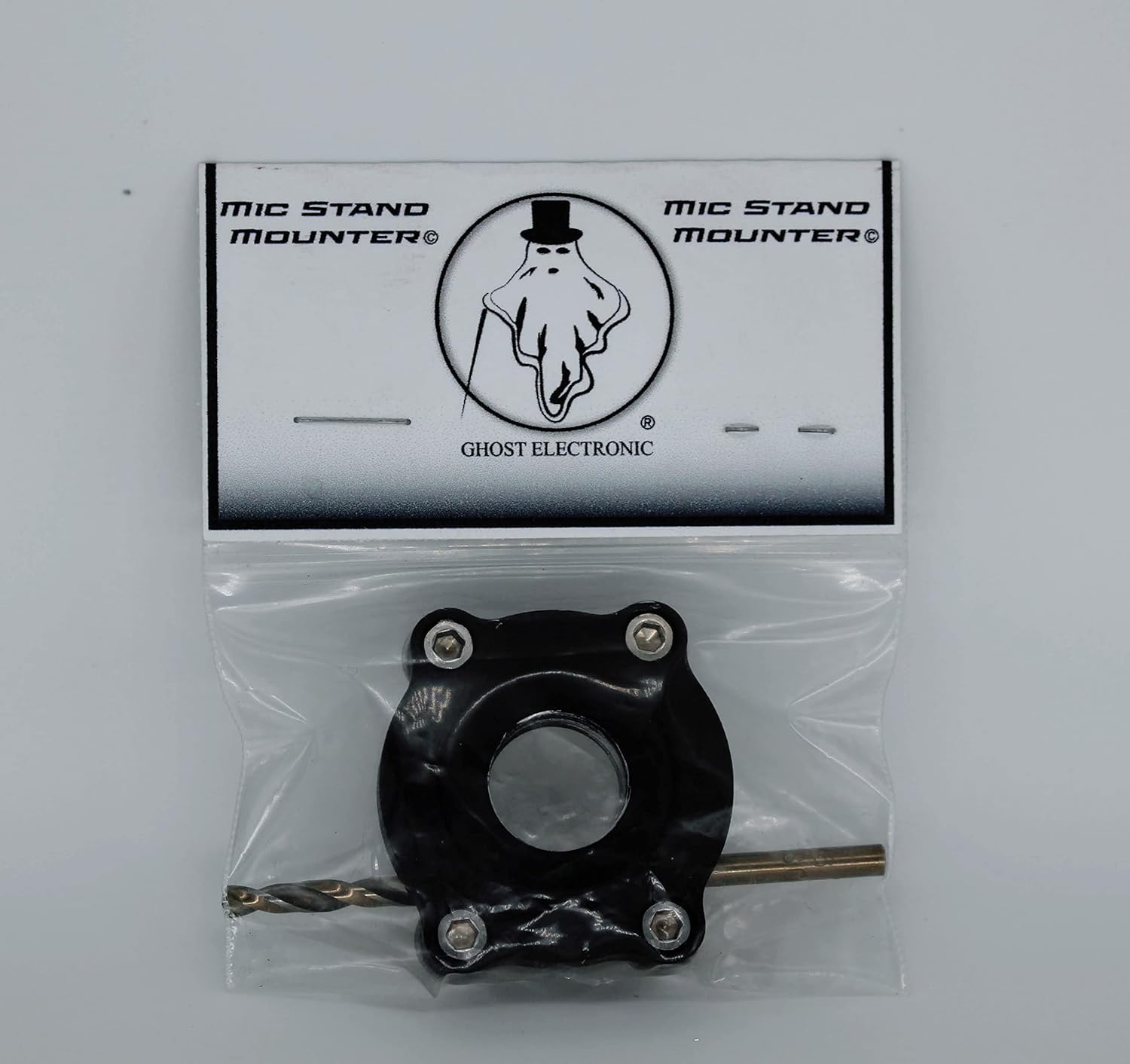 Mic Stand Pedal Mounter Holder Billet 6061 Aluminum Mount Guitar Pedals / Keyboards / Cameras Mic Flange