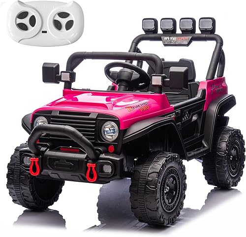 Miniatura 9 de RunFast Auto de paseo para niños de 24 V con control remoto para padres, juguetes eléctricos para niños de 3 a 5, 3.7 mph de velocidad máxima,