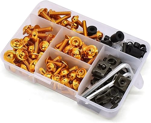 Miniatura 9 de EGEIRA Bodywork Kits for Yamaha TDM 900 Tdm850 Mt125 Mt03 Mt01 Mt 125 Mt 03 Mt 01 Xt660 M5 M6 Motorcycle Fairing Screws Windscreen Body Spring Bolts