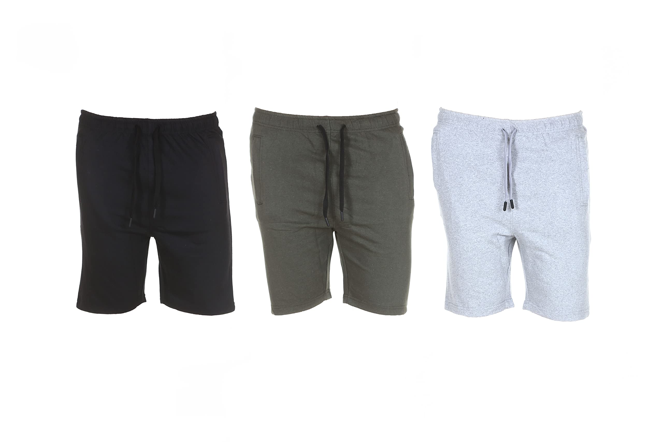 mukhaksh (Pack of 3 Boys yoga Gym Wear Running Casual wear Lounge wear shorts with string nada and Zipper pocket both sides-picture-22