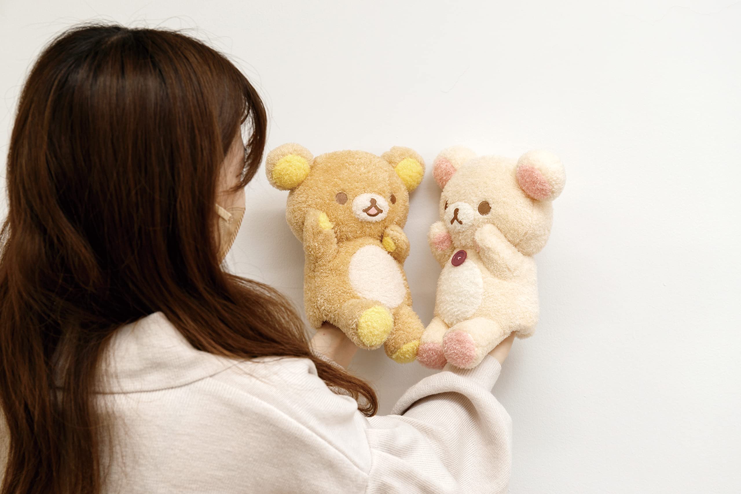 レア　リラックマ　よりそいぬいぐるみパペット Amazon.co.jp: リラックマ コリラックマ よりそいぬいぐるみ