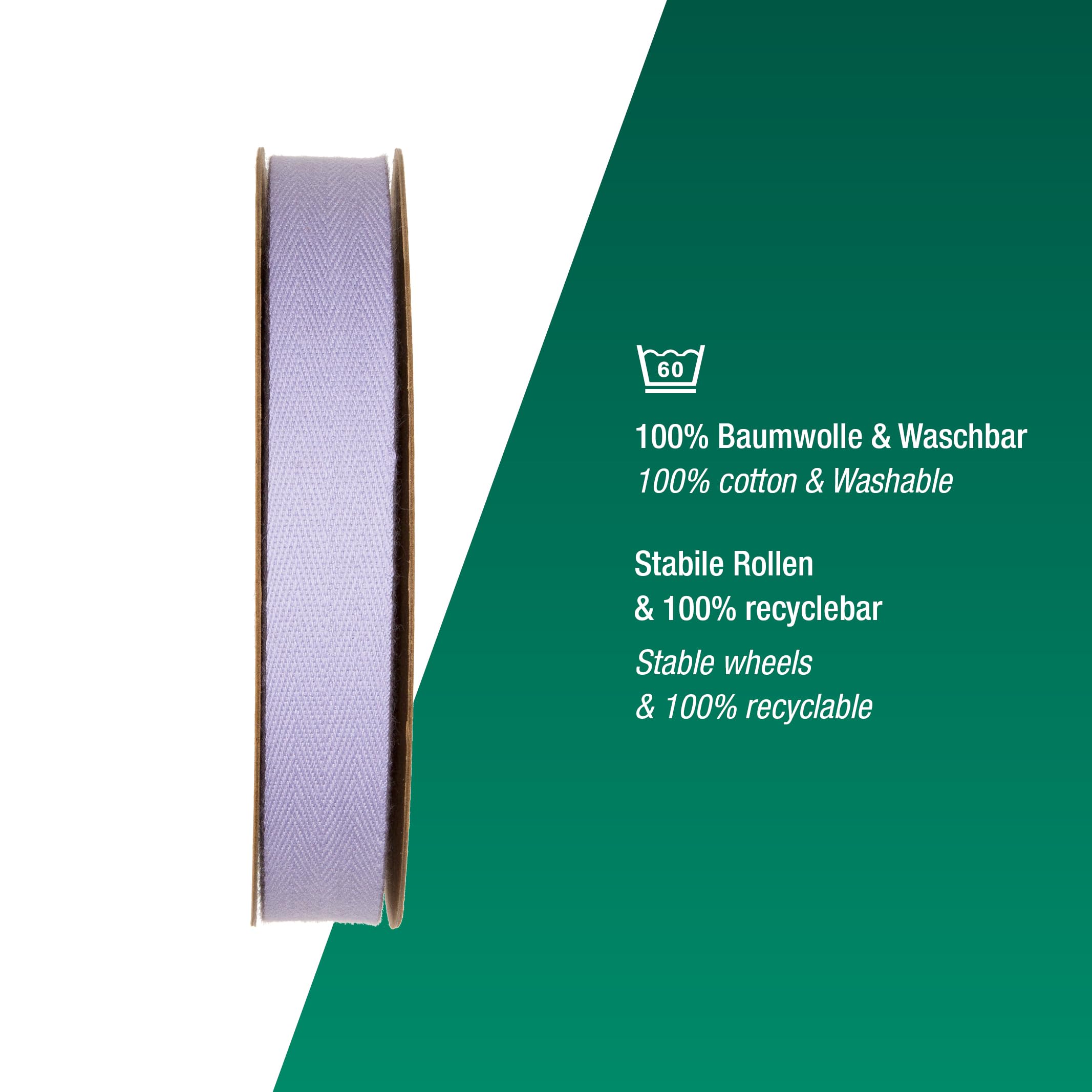 Halbach Seidenbänder Nastro di cotone, 20 mm x 20 m, 100% cotone, per fai da te, al metro, per decorazioni, fai da te, per lavori di cucito, colore: berry