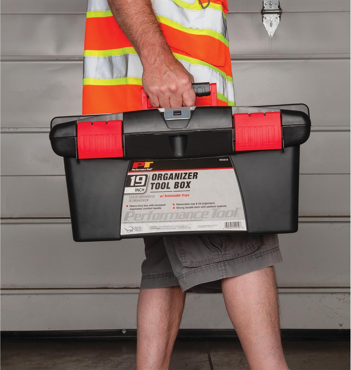 Performance Tool W54019 19-Inch Plastic Tool Box
