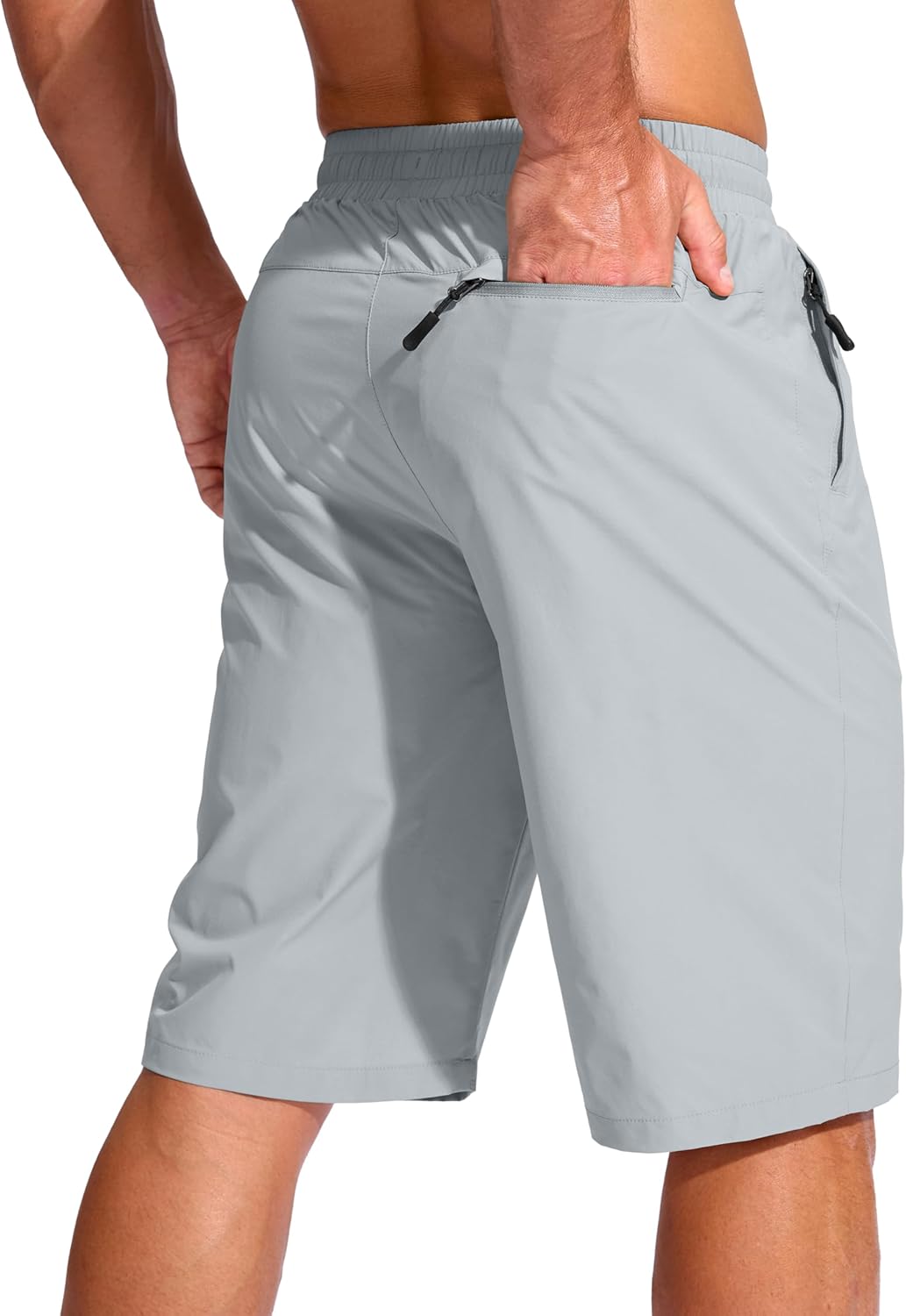 G Gradual Men's 11" Board Shorts with 3 Zipper Pockets Long Swim Trunks Quick Dry Bathing Suit Swimwear Beach Shorts No Liner - Image 2