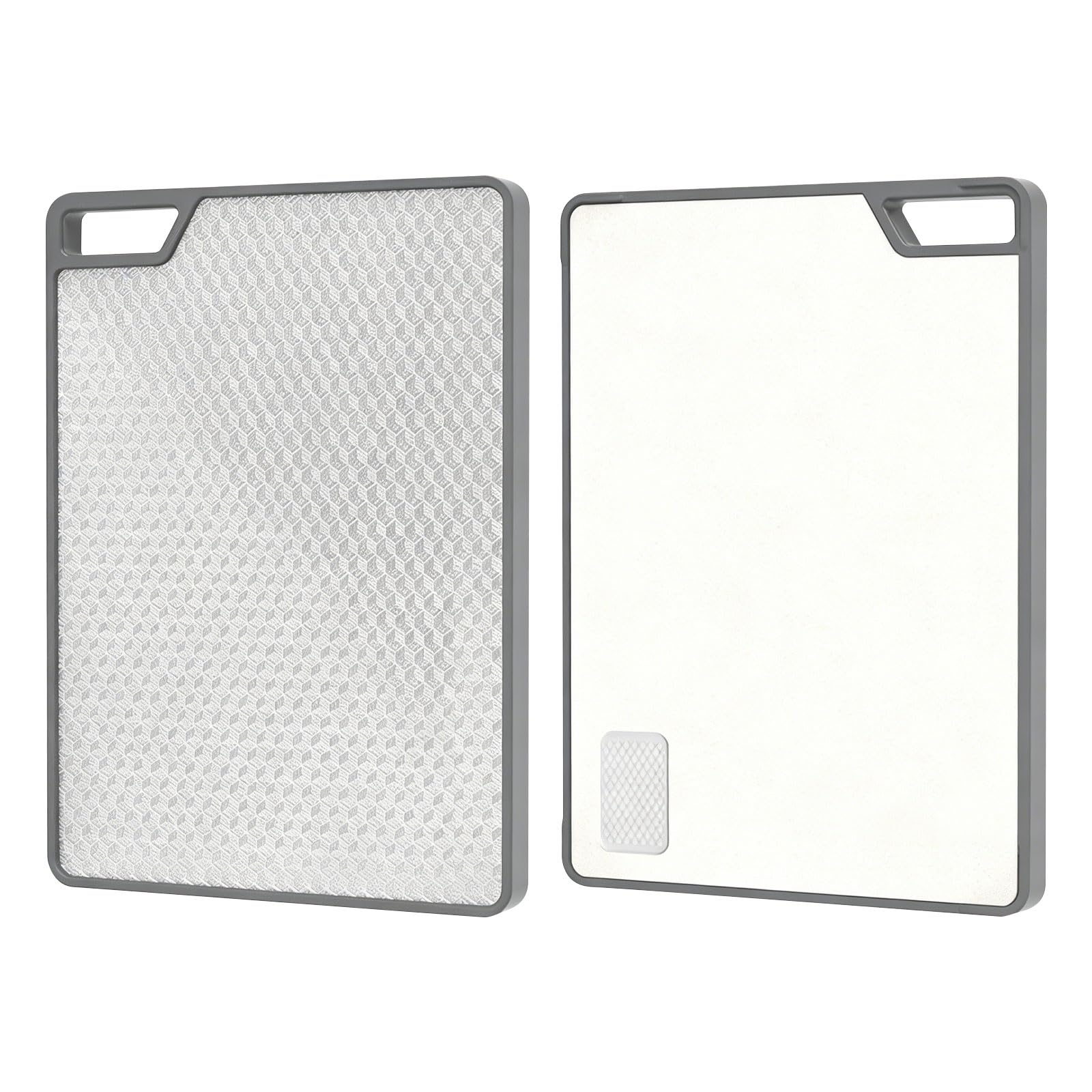 Kalttoy Wheat Fiber & Stainless Steel Cutting Board Double Sided Design Chopping Plate for Professional Kitchens and Home Use Dishwasher Safe Cutting Board