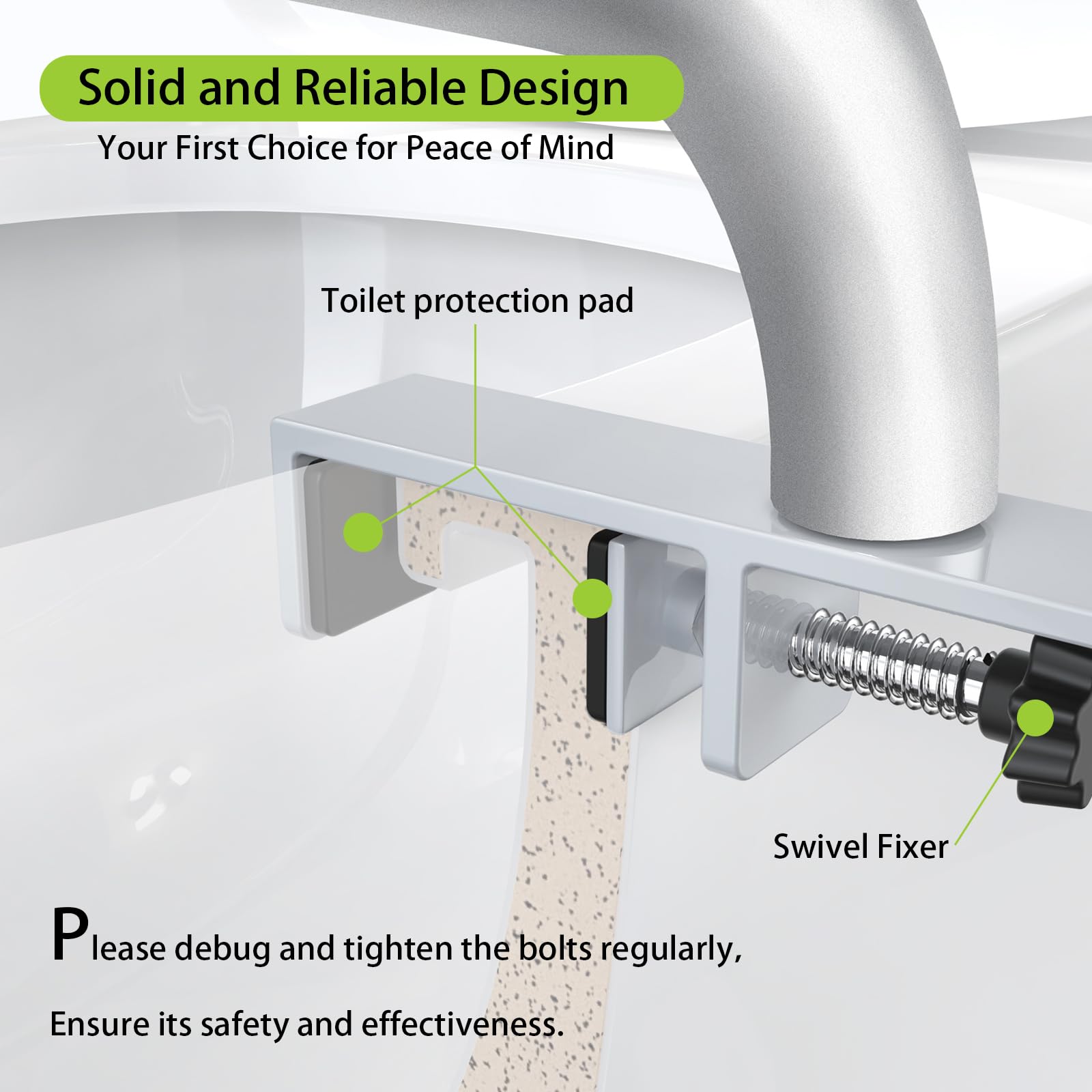 Nococar Toilet Safety Rail Your Dependable aid for Elderly, Disabled