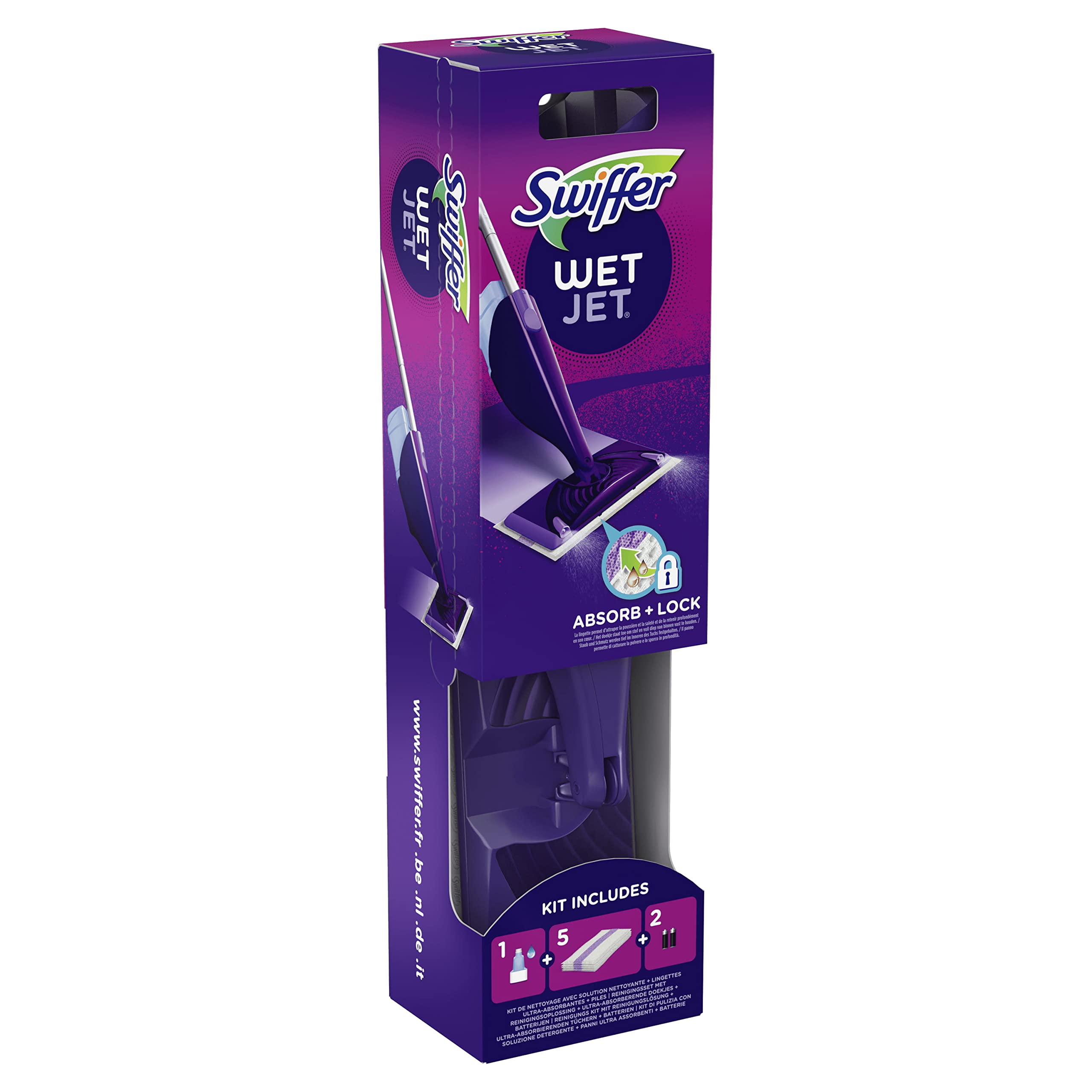 Swiffer WetJet escoba Spray Kit de iniciación para todo tipo de suelo
