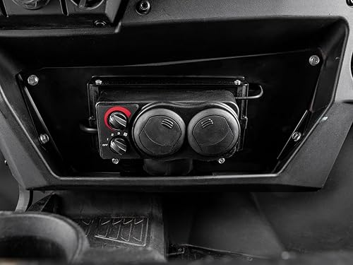 Miniatura 7 de SuperATV Calentador de cabina compatible con modelos Polaris Ranger | Ver descripción para la lista de ajustes