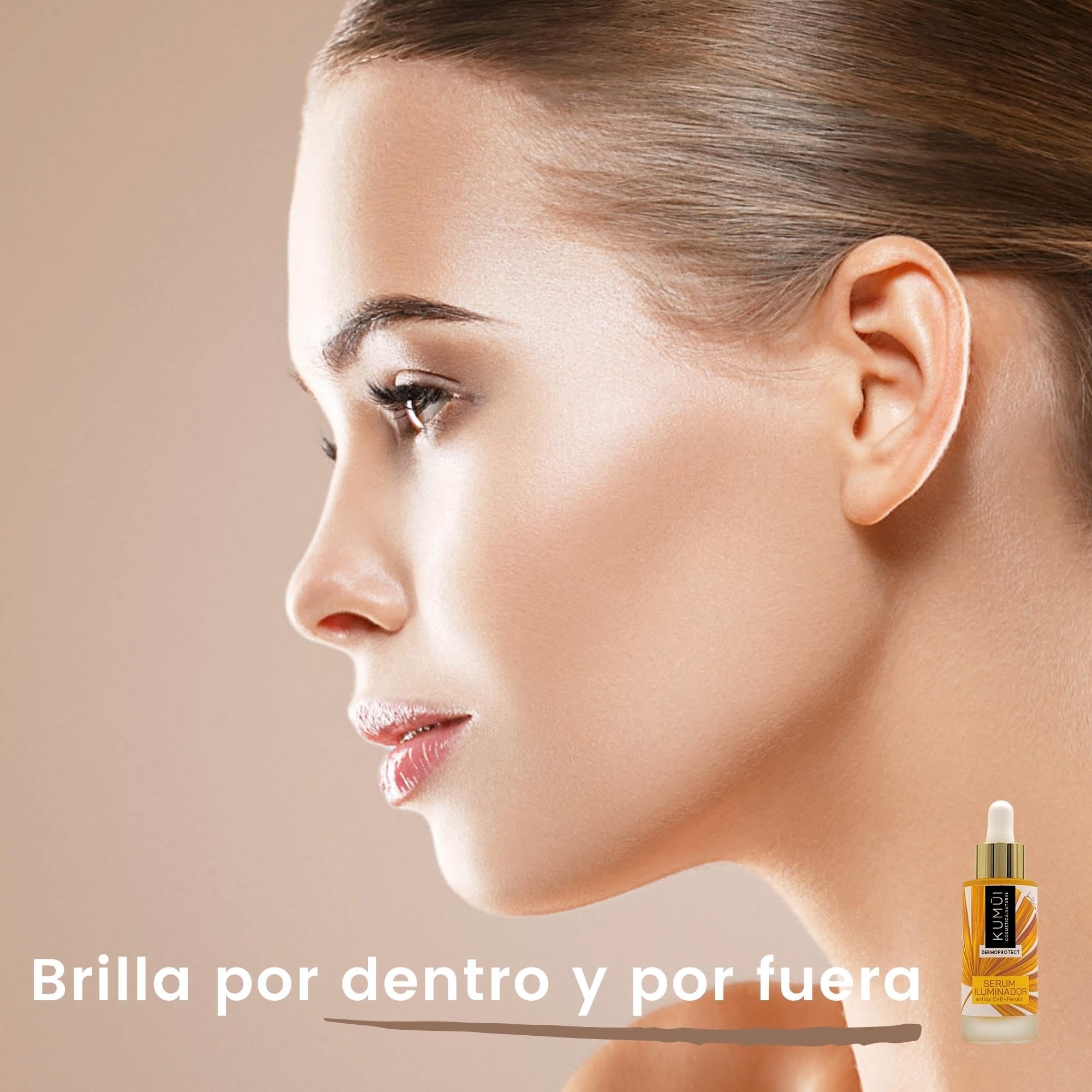 Serum iluminador BIO Vitamina C, E y Acido Ferulico - Antioxidante Natural: rayos UV, Luz Azul y Contaminación - Ideal como Aftersun Facial - Suero Antiarrugas y Manchas- PREMIO INTERNACIONAL - 30 ml
