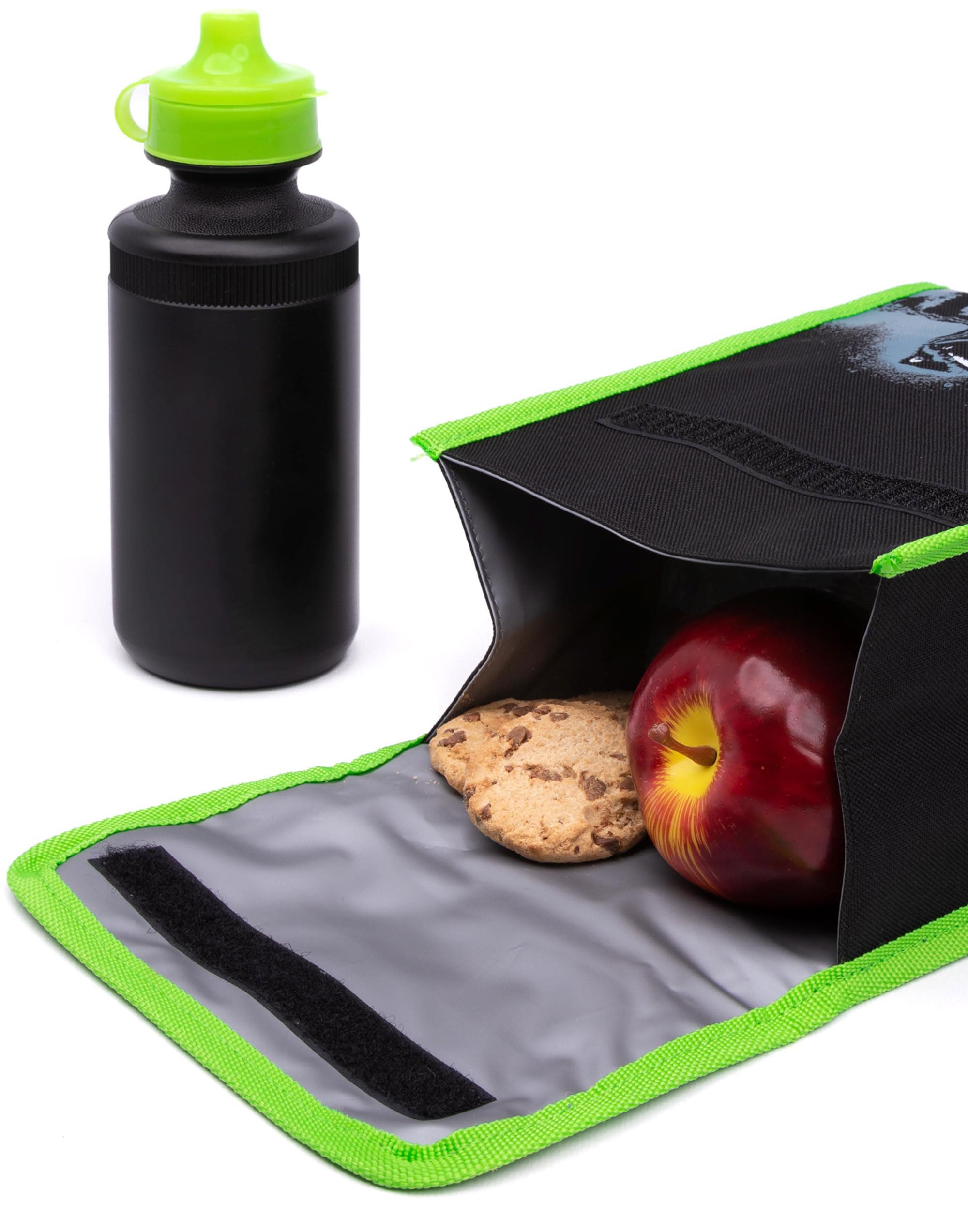 Jurassic World Mochila Set Niños 4 Piezas Escuela Caja De Almuerzo Botella