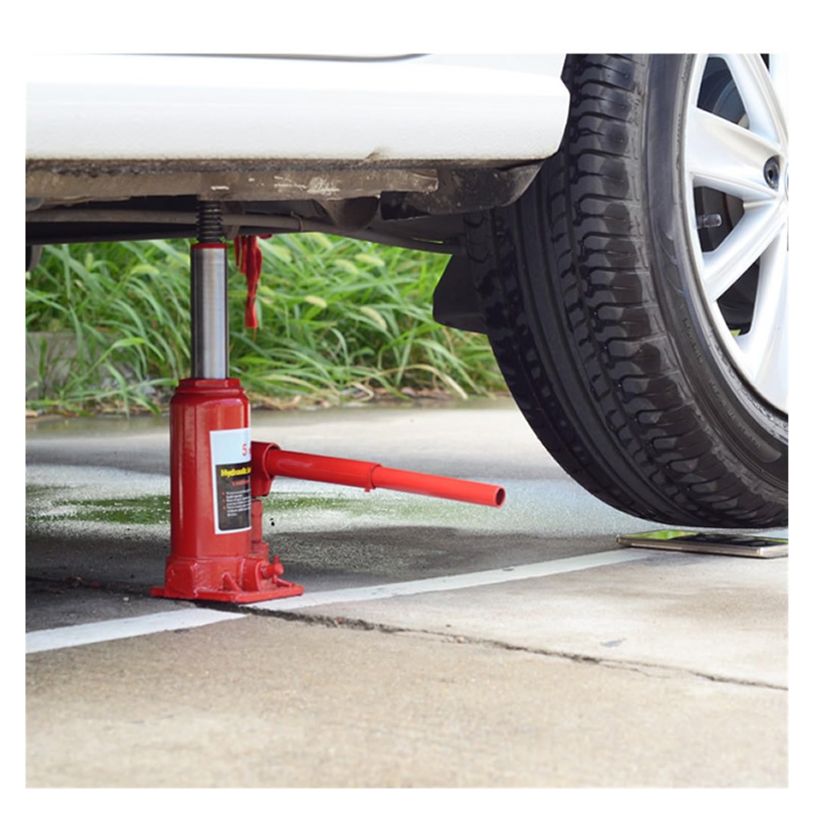 Gato hidráulico de Piso de 5 toneladas Gato hidráulico Vertical para automóvil Gato hidráulico para automóvil Camión Vehículo Todoterreno Herramienta hidráulica Superior