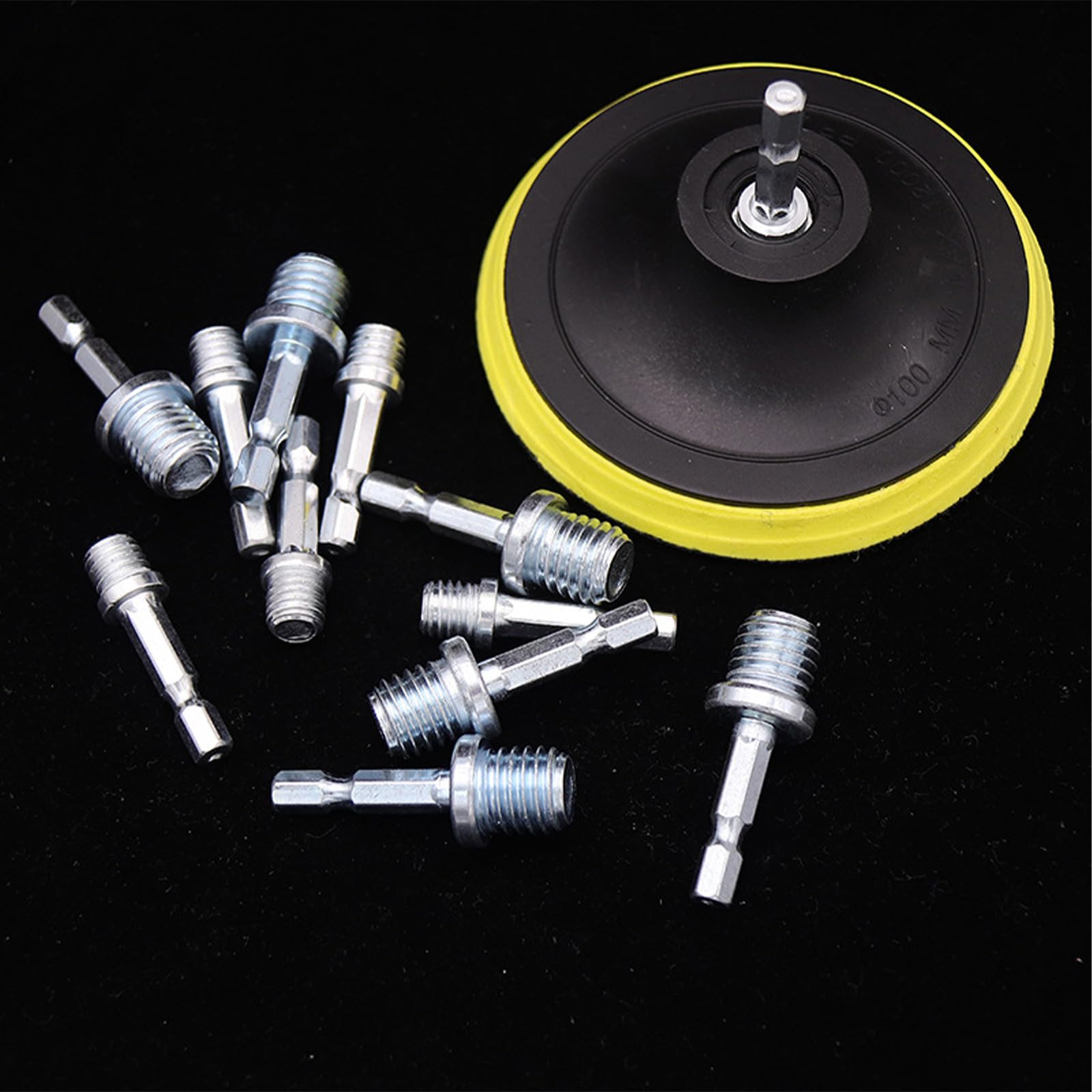 3PCS Hexagonal Drill Adapter M14 Adapter 1/4 inch hexagon for drill cordless screwdriver drill chuck backing plate splitting tools electric wrench 45.5x16.9mm - Image 3