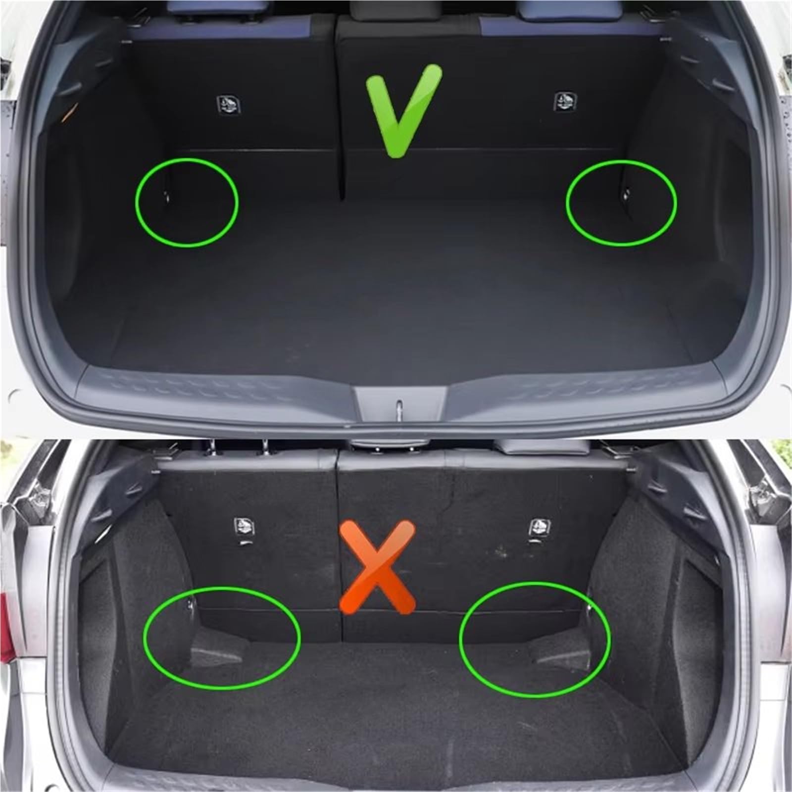 Compatible Avec Toyota Pour C-HR 2017 2018 2019 Plateau De Revêtement De Coffre Arrière De Voiture Tapis De Sol Tapis Tapis Accessoires D'intérieur