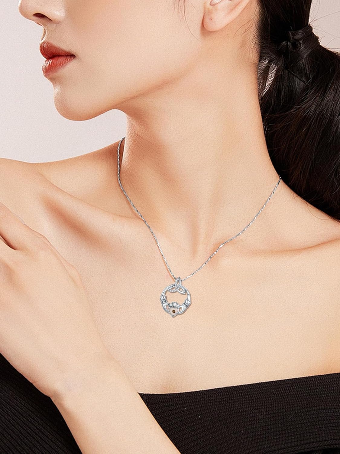 925 Sterling Silver Mustard Seed Necklace Faith of A Mustard Seed Necklace Christian Faith Jewelry for Women