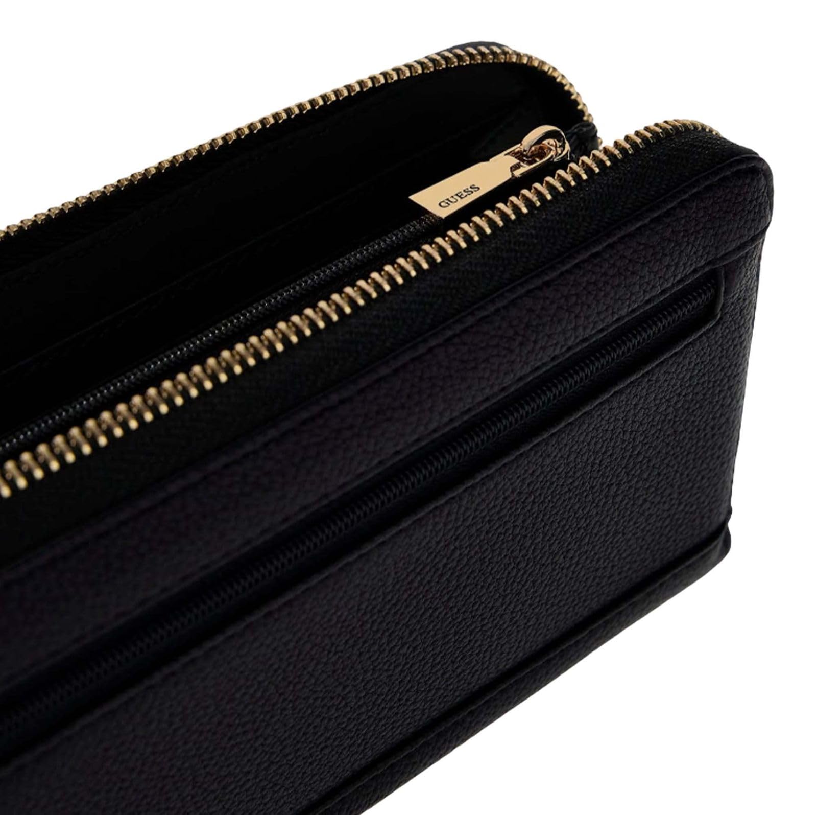 GUESS portafoglio Yesba SLG Large Zip Around Wallet Black nero
