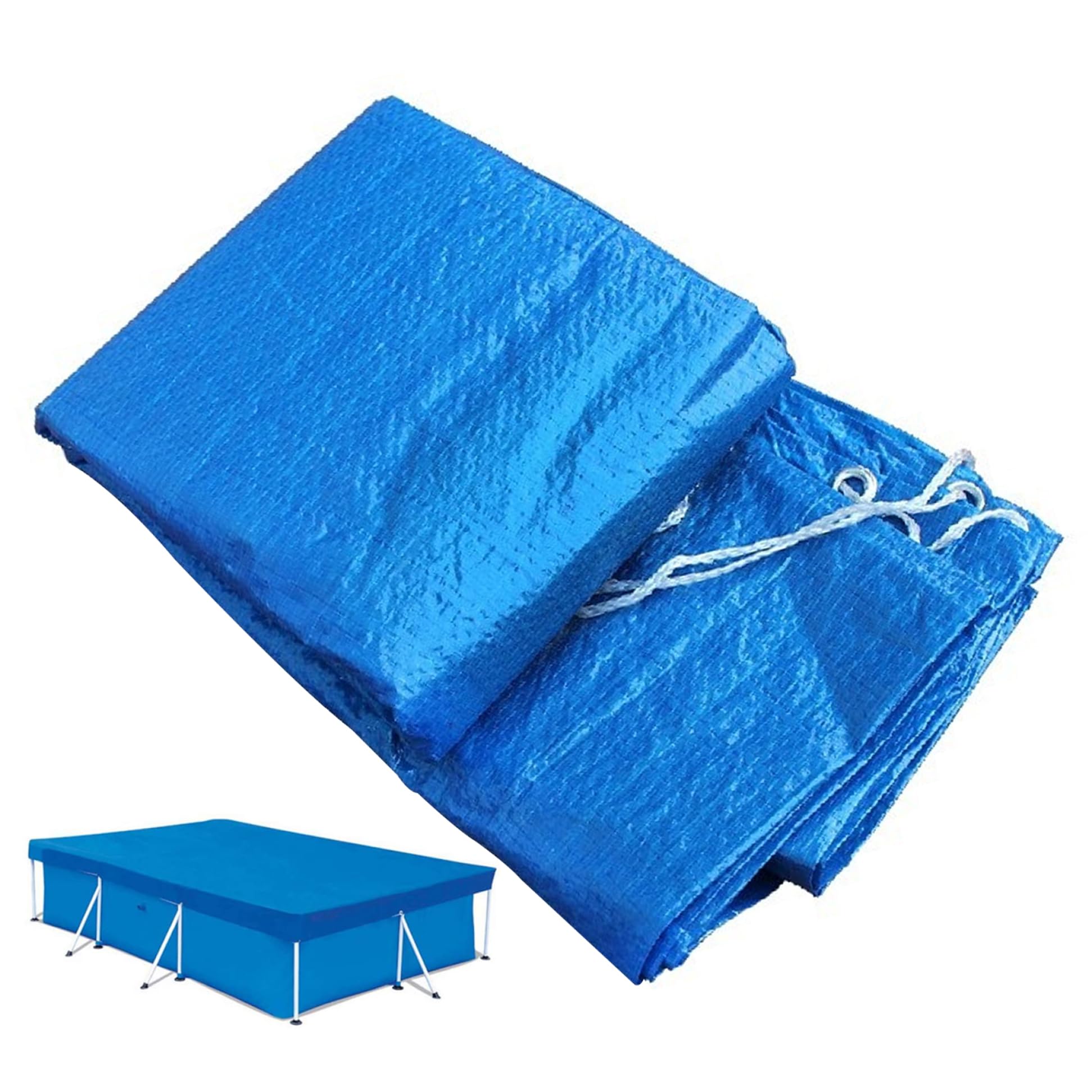 Bâche de piscine imperméable et résistante aux UV 300x200
