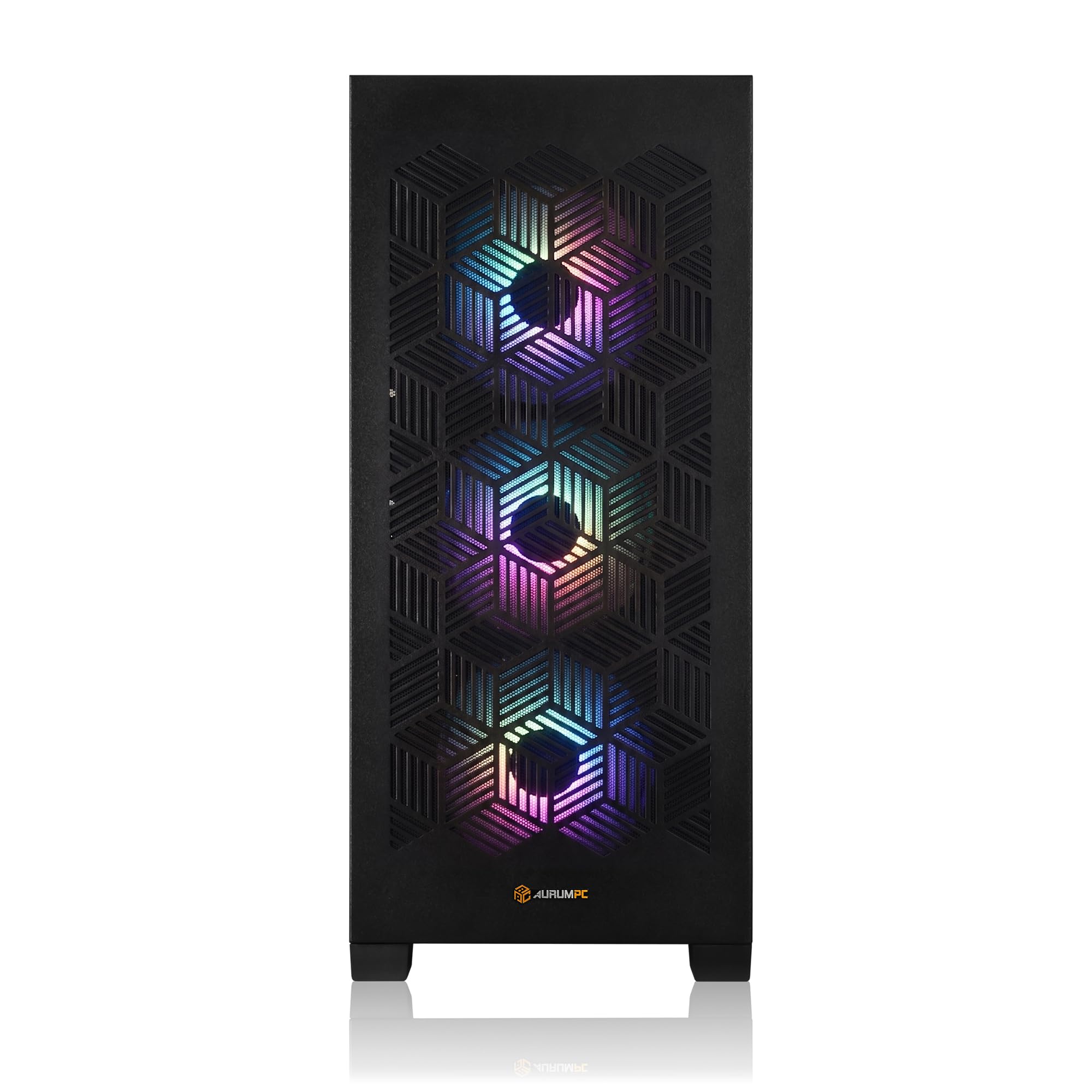 Aurum Gaming PC Ryzen 7 5700X • GeForce RTX5070 12GB • 32GB DDR4 • 1000GB M.2 SSD • Windows 11 • Luftkühlung • WLAN • Gamer PC Computer Gaming Rechner
