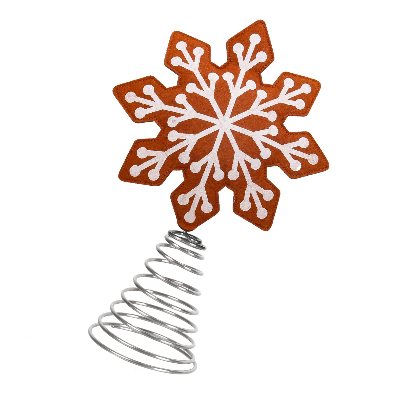 Kalttoy Snowflake Felt /Star Tree Christmas Decoration For Family Gatherings, Stores, Festive Styling Christmas Tree Toppers