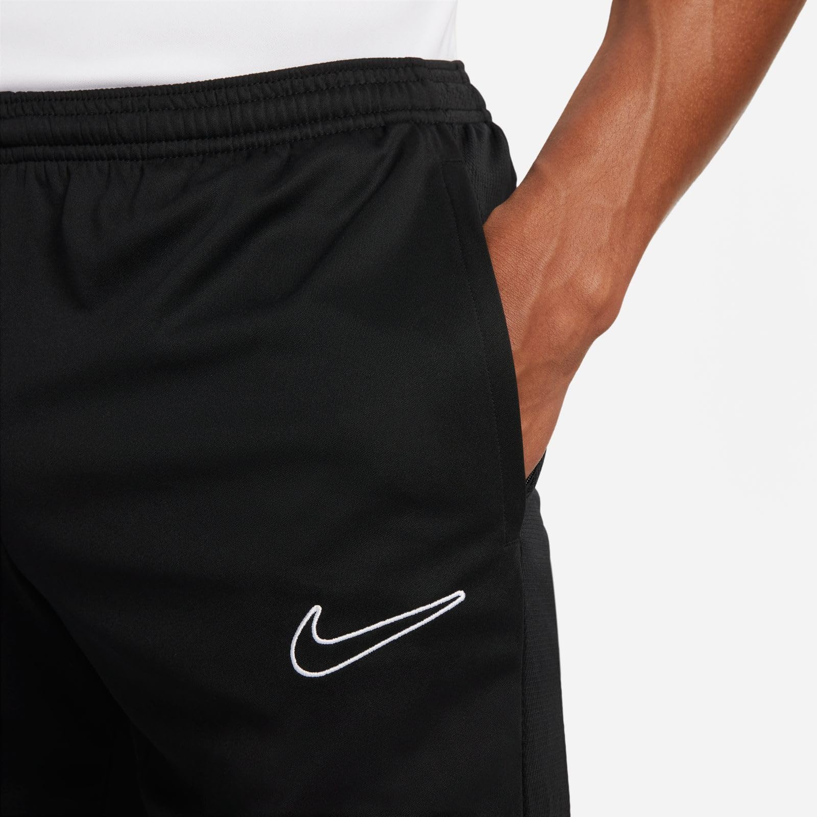 Nike Mens 3/4 Knit Soccer Pants M NK DF Acd23 3/4 Pant KP, Black/Black/White, DR1365-010, S