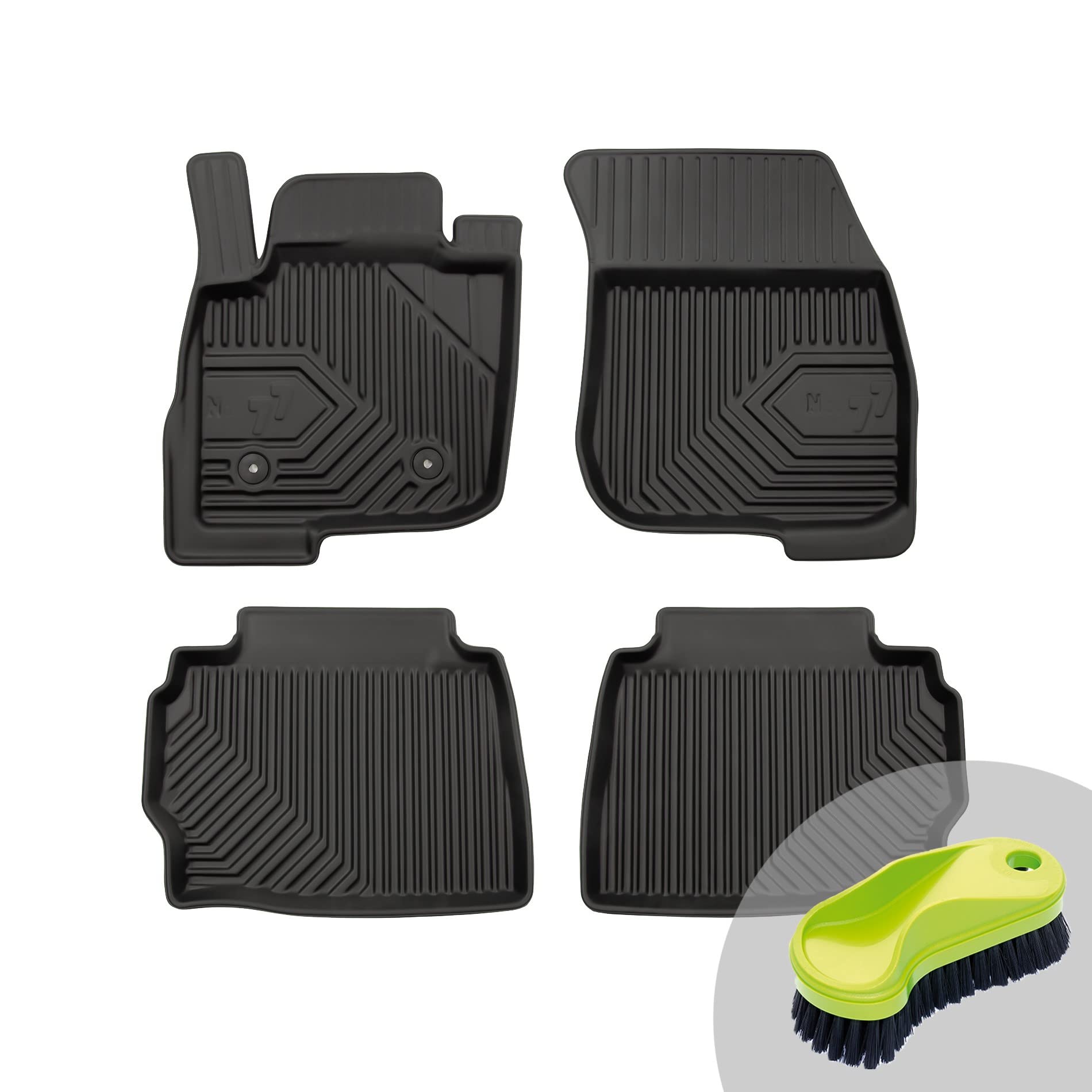 M MOTOS Alfombrilla De Conductor Estándar Velours De 1 Pieza Compatible Con Nissan Pulsar 2014-2018