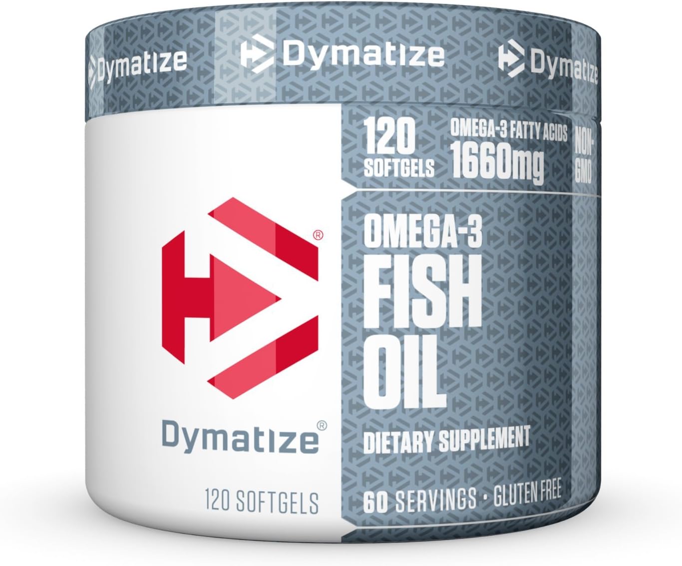 Dymatize Omega-3 Fish Oil Softgels, 120 Count