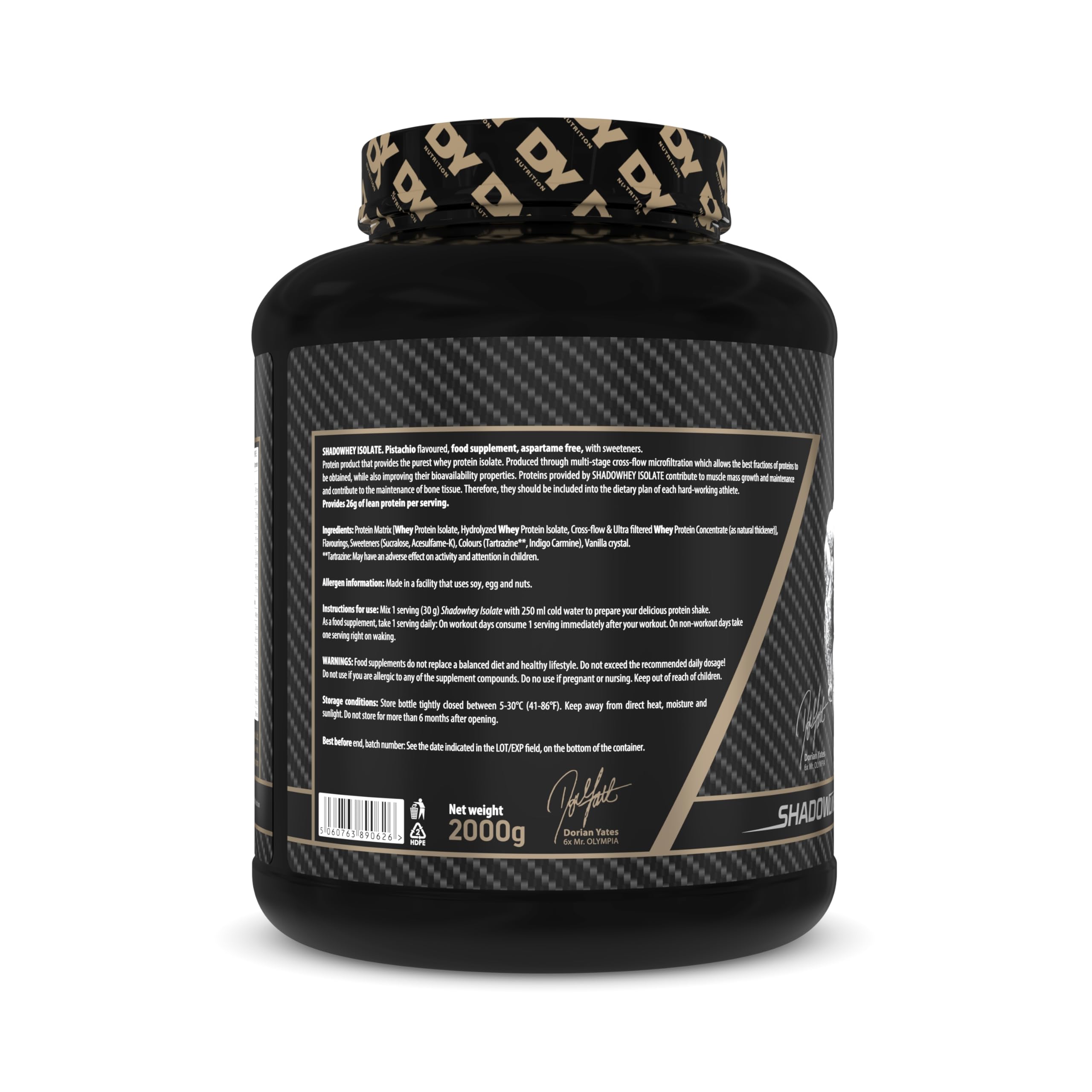 DY Nutrition Shadowhey Isolate (2000g) Pistache