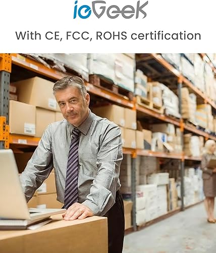 Miniatura 9 de Cámara de seguridad ieGeek con reflector, cámara de seguridad para exteriores del hogar, cámara de luz con cable de 2K al aire libre con sensor de