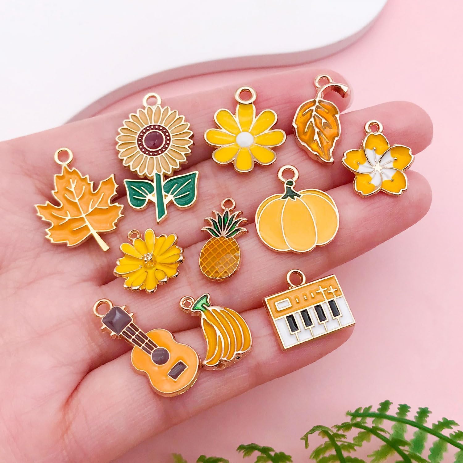 Youdiyla 40pcs Enamel Charms Alloy Metal Charms for Jewelry Making Necklace Bracelet Earring DIY Accessories - Image 3