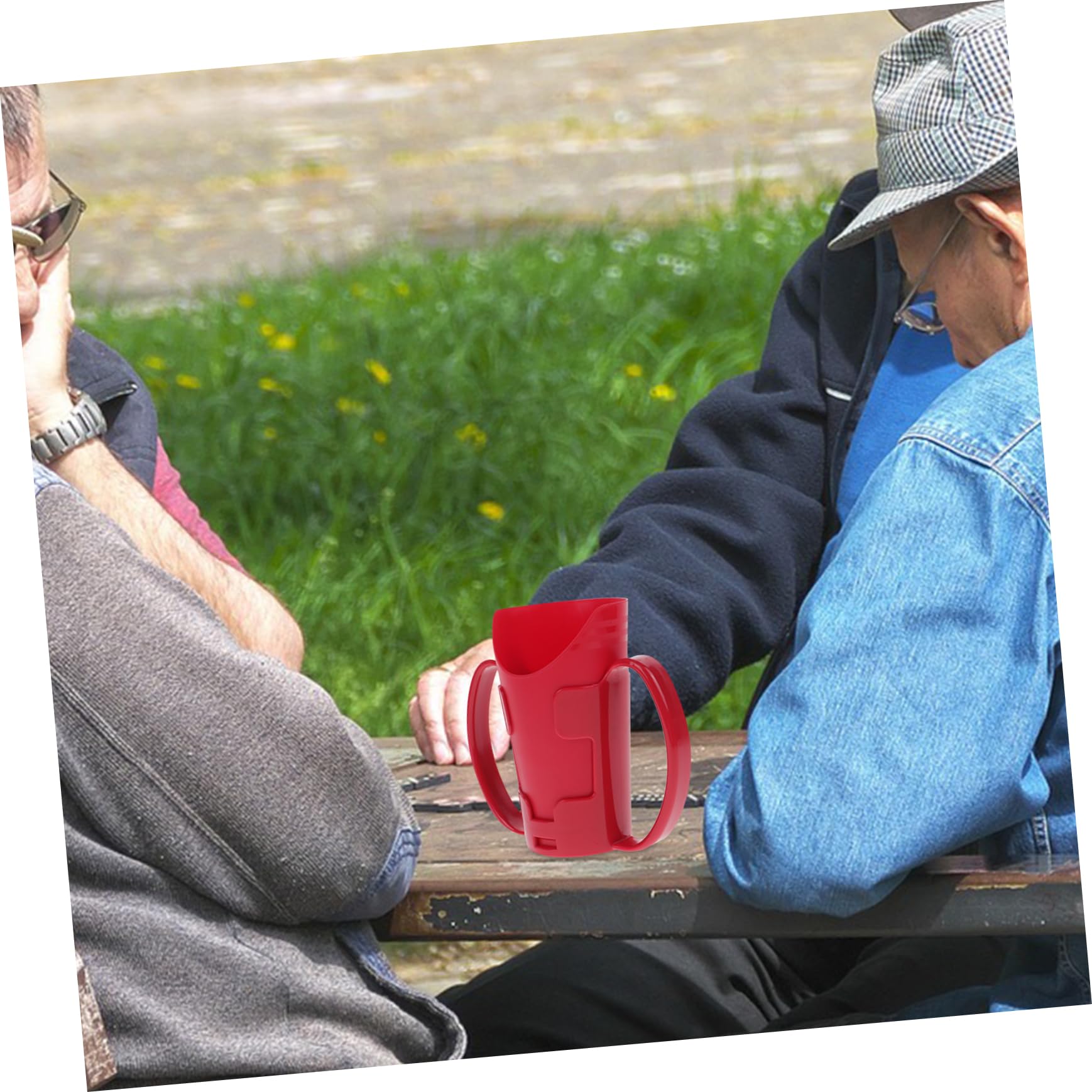 Ipetboom 3piezas Taza De Agua Para Ancianos y Pacientes Discapacidad Diseño Ergonómico Funcional y Práctica Para Hogar y Restaurantes