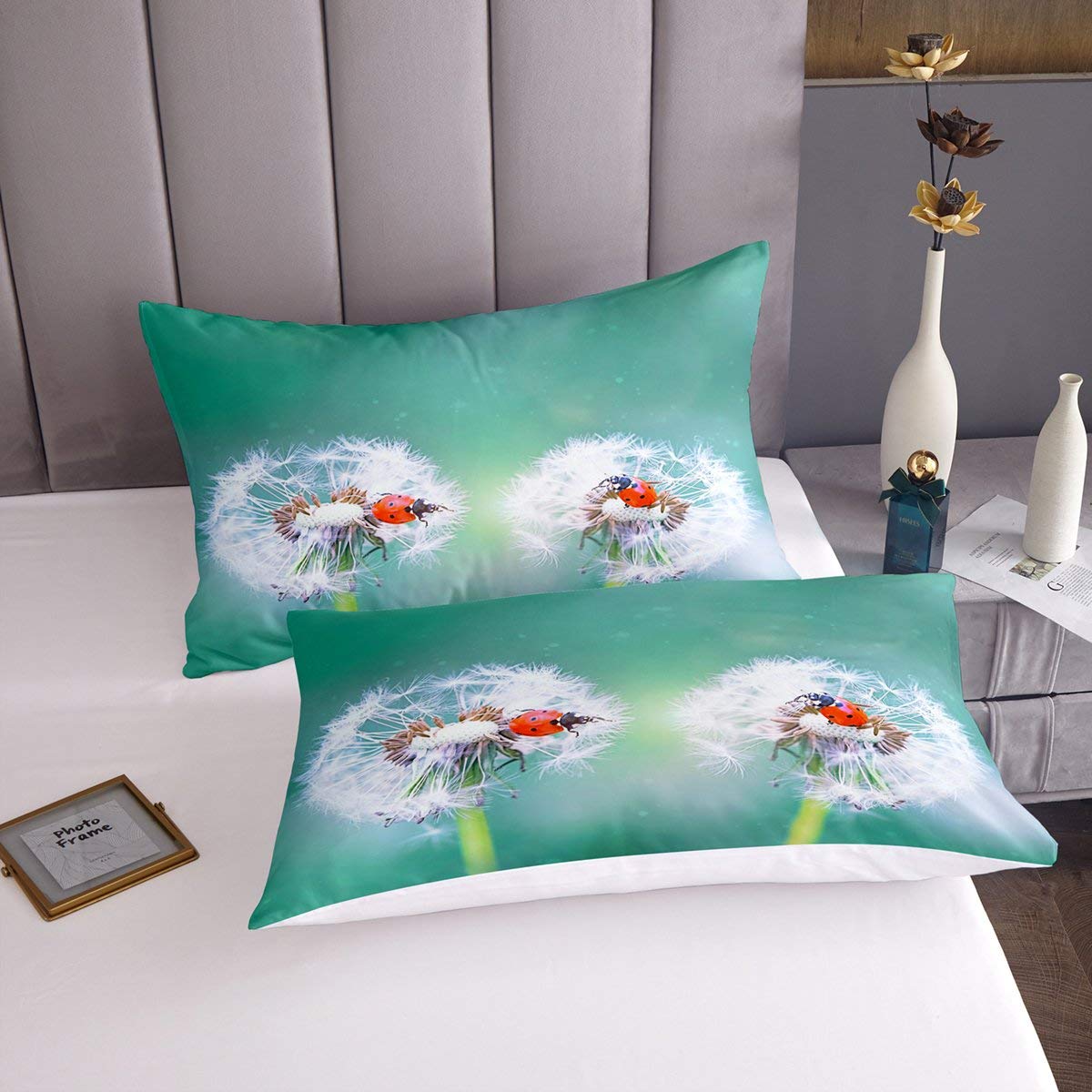 Set di biancheria da letto con stampa floreale botanica, motivo floreale floreale floreale, per ragazzi e ragazze, decorazione per la camera dei bambini, copriletto per super king e 2 federe