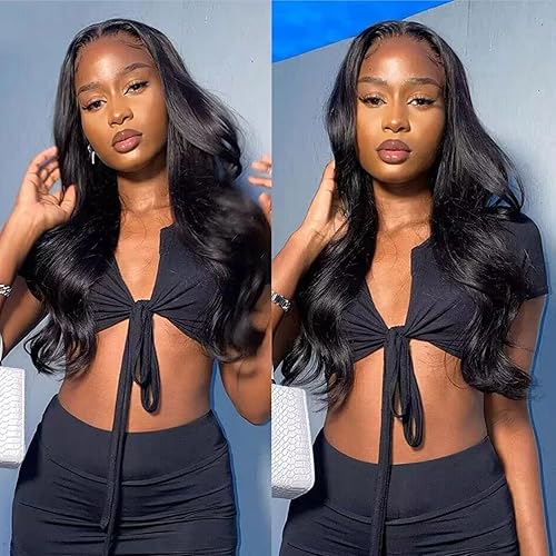 Pelucas de cabello humano ondulado con encaje frontal, pelucas de cabello humano prearrancado HD 4x4, sin pegamento, densidad 150, pelucas de