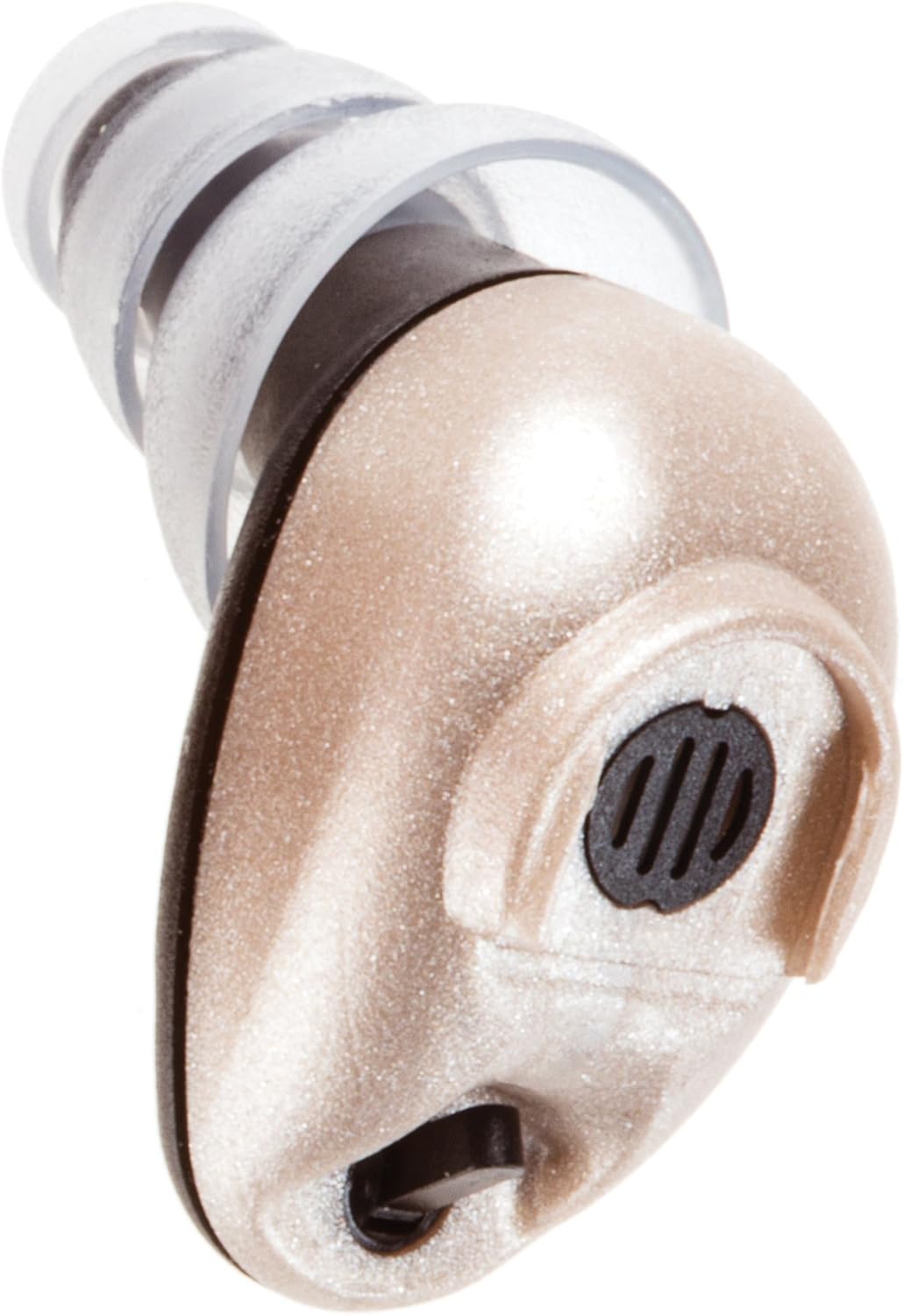 Suреr Dеаl Prоduсt Etymotic Research QSA Personal Sound Amplifier, Brushed Gold, Single (Boost Soft Speech, Enhanced Clarity in Conversation, Indiscreet Design, 2 Levels of Enhancement)