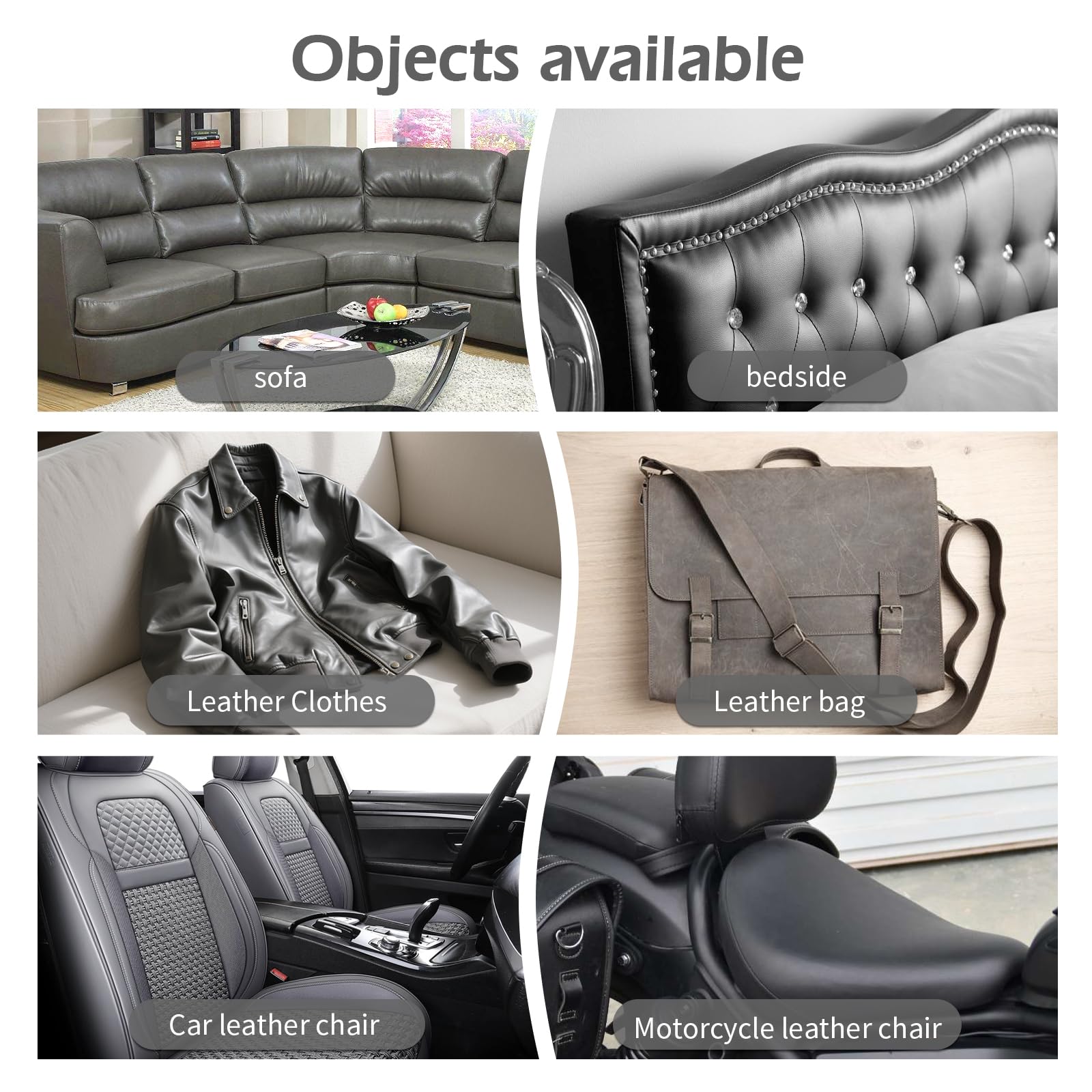 Cinta de reparación de cuero, parche de reparación de cuero autoadhesivo para bolsos, muebles, asiento de conductor, sofás, asientos de coche (gris, 3.9 x 79 pulgadas)