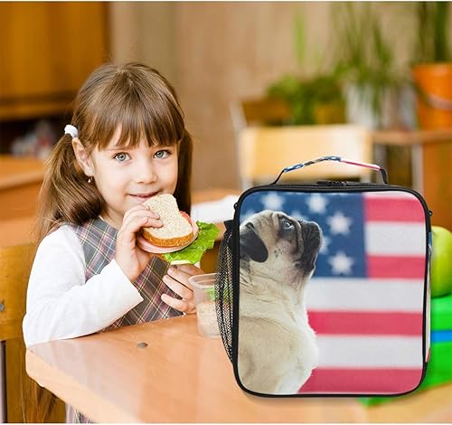 Miniatura 126 de AUUXVA Bolsa de almuerzo – Tren de vapor, lona, 10.5 pulgadas de alto x 3.5 pulgadas de ancho x 9.5 pulgadas de largo, para 3 años en adelante Steam