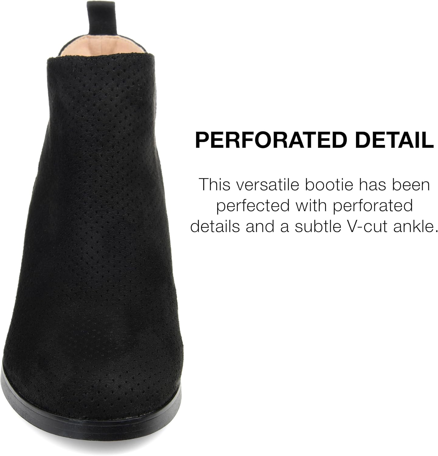 Journee Collection Women's Mylee Pull On Wedge Booties - Black - 8 - Image 5