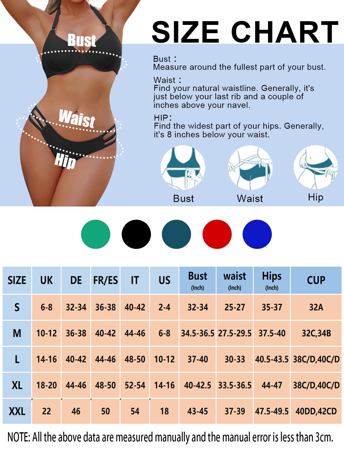 Rayson Bikini Mujer Conjuntos Push Up Halter Traje De Baño Sexy 2 Piezas Elegante Ropa de Playa Verano Cintura Baja