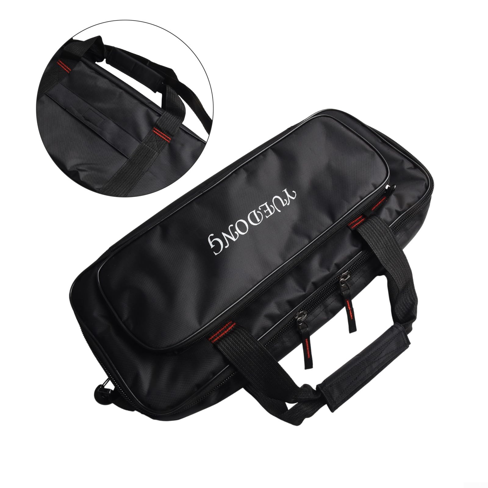 bolsa portátil para pedales de guitarra, multiefecto, tela Oxford, acolchado (40 x 27 x 10)