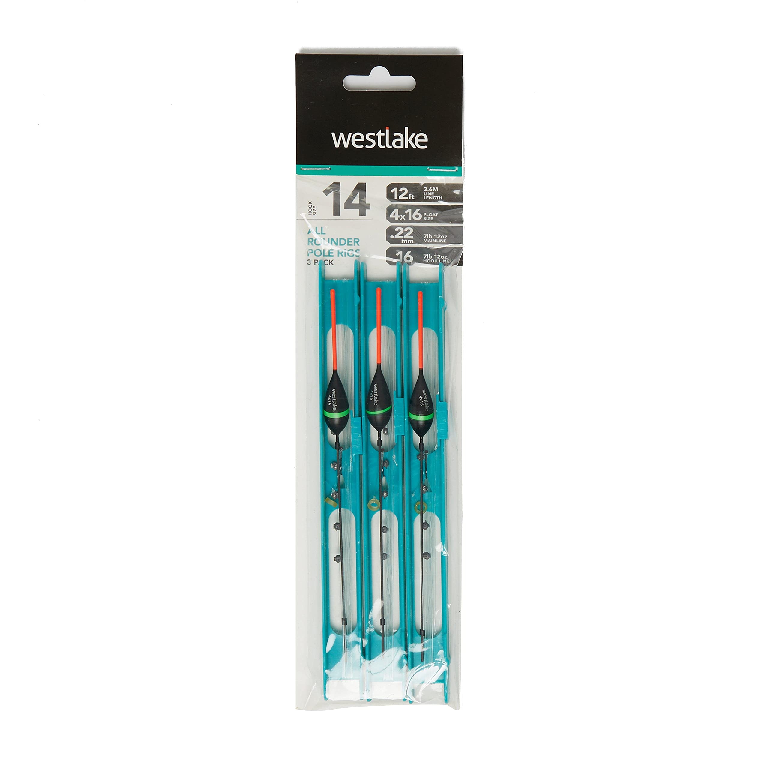 WESTLAKE 3Pcs Pole Rig Pack, Blue, One Size