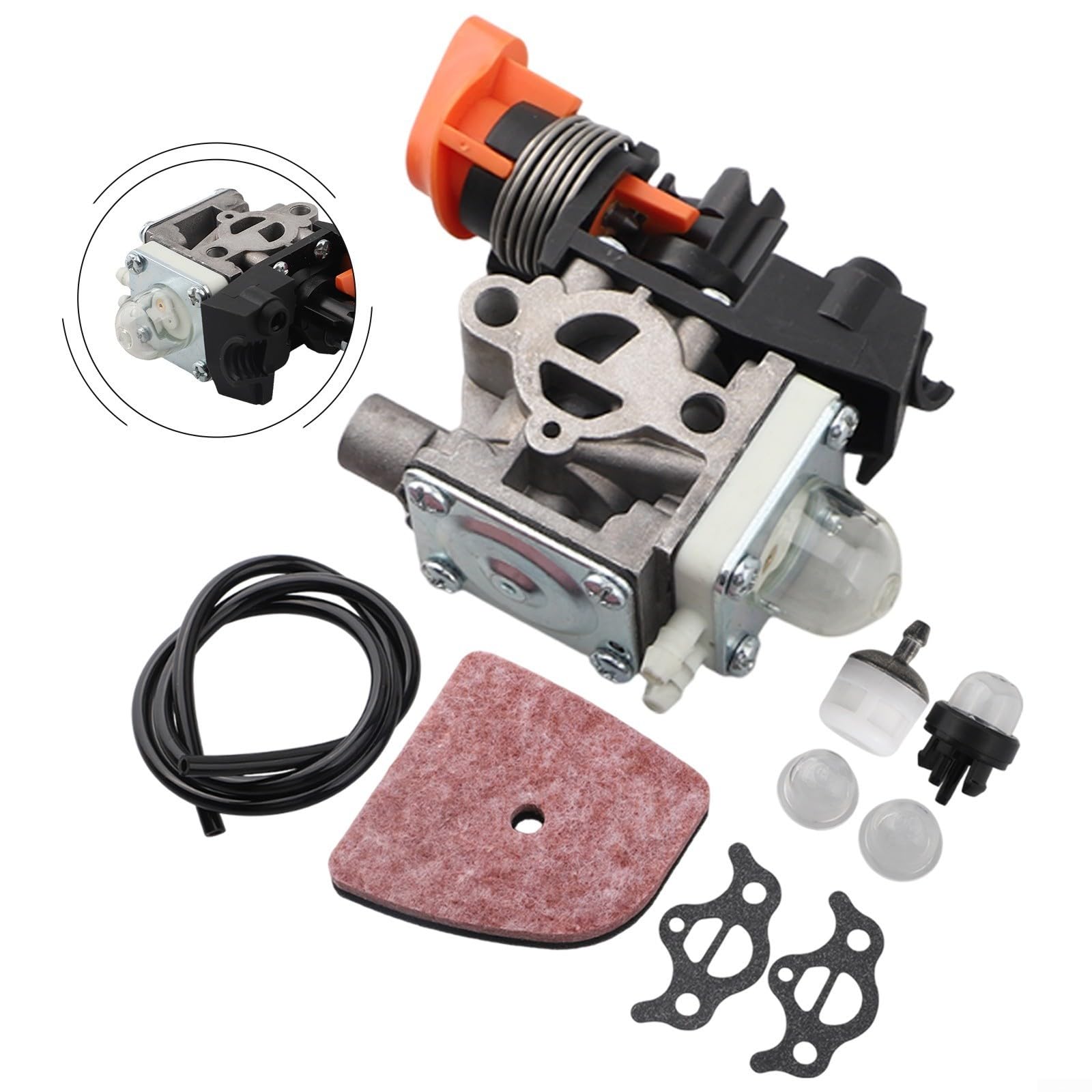Kit de carburateur FS94 haute performance compatible avec HL94 KM94R 41491200602 4149-120-0602 Remplacement pour FS 94 RC-E Z et 94 K-Z Pièces de débroussailleuse