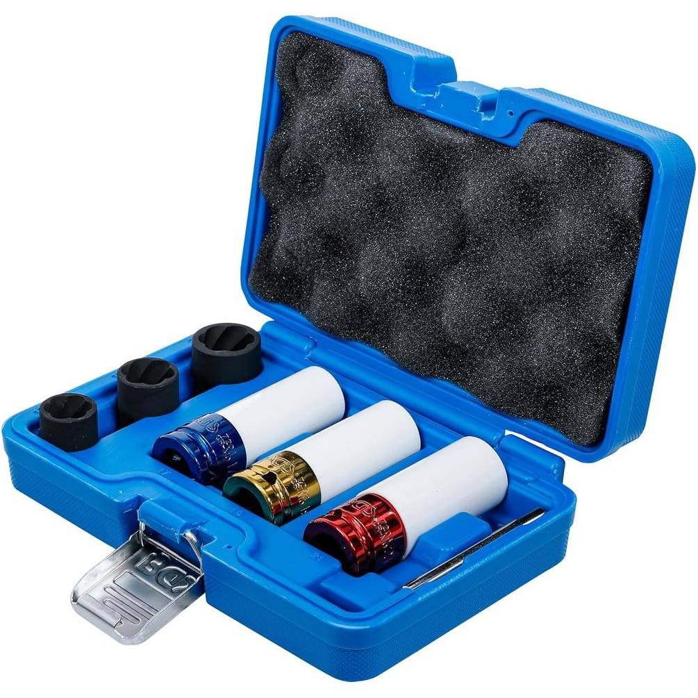 D-Work - Set di boccole a spirale, 12,5 mm (1/2), 17-21 mm, 7 pezzi, resistenti e pratici,