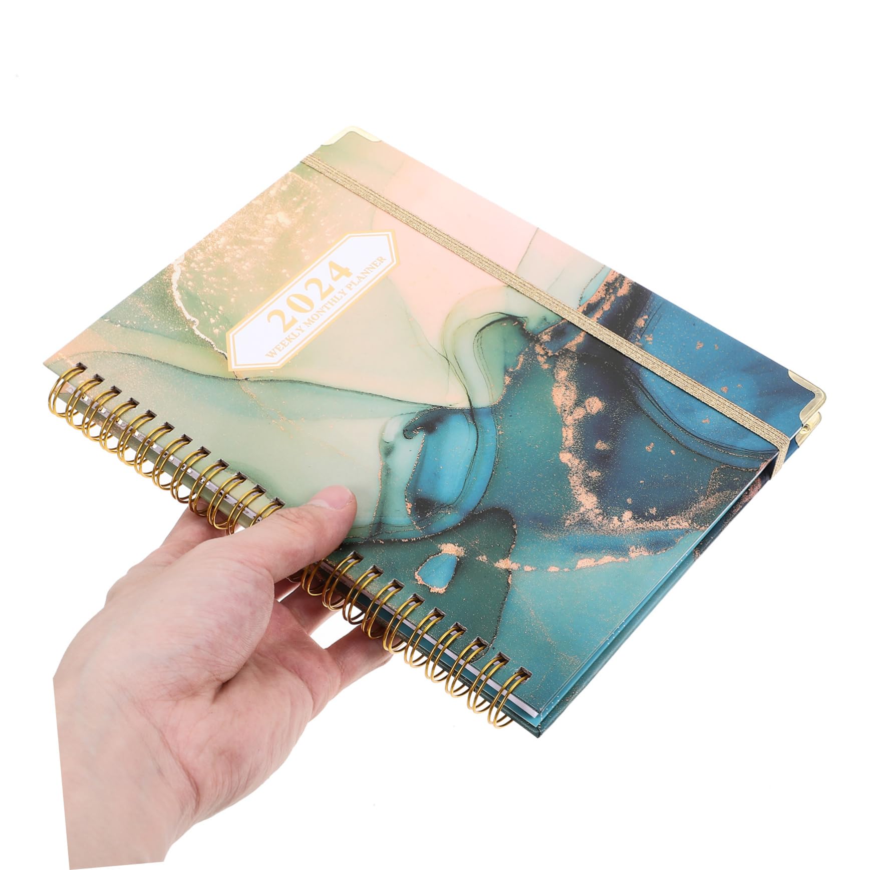 Agenda Mensile Blocco Note A Spirale Agenda Accademica 2024 Quaderno Per Studenti Leggera Blocco Note Di Pianificazione Inglese Per Casa Ufficio E Viaggi