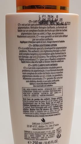 Miniatura 2 de CT+ Clear Therapy Crema para la piel extra aclarante 6.76 y loción 8.45 onzas y jabón 6.17 onzas y suero 2.37 oz y delineador 101 LPS40 lápiz y