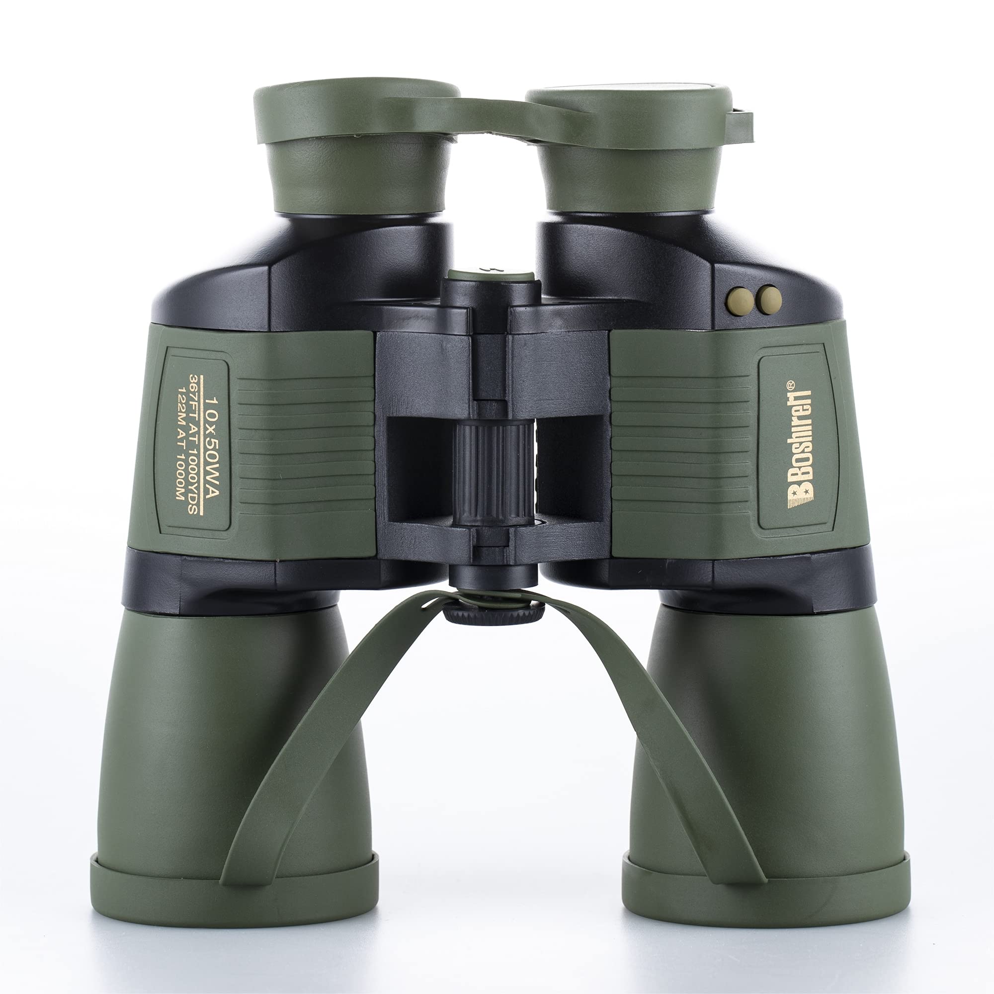 YDYG 10X50 Binoculars for Adults with Clear Low Light Night Vision, HD Professional Outdoor Binoculars for Bird Watching Travel Stargazing Hunting Concerts, Green