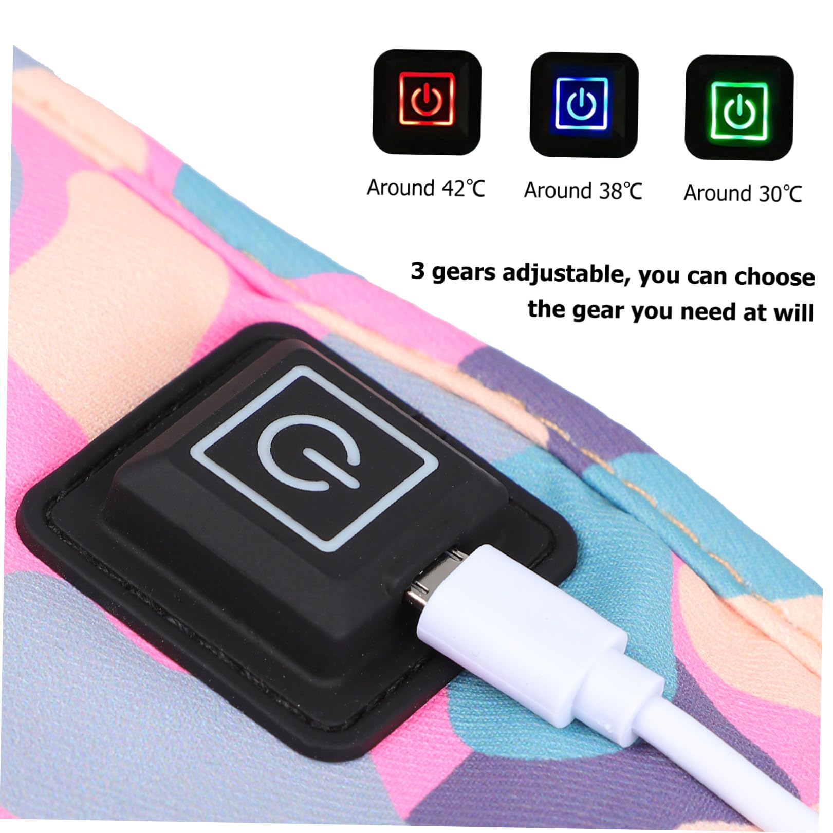 VICASKY 3pièces Chauffe-biberon Usb Avec Housse De Pour Nourrissons Échauffement Rapide Réglable Portable Et Anti-brûlures Compatible Plupart Des Biberons